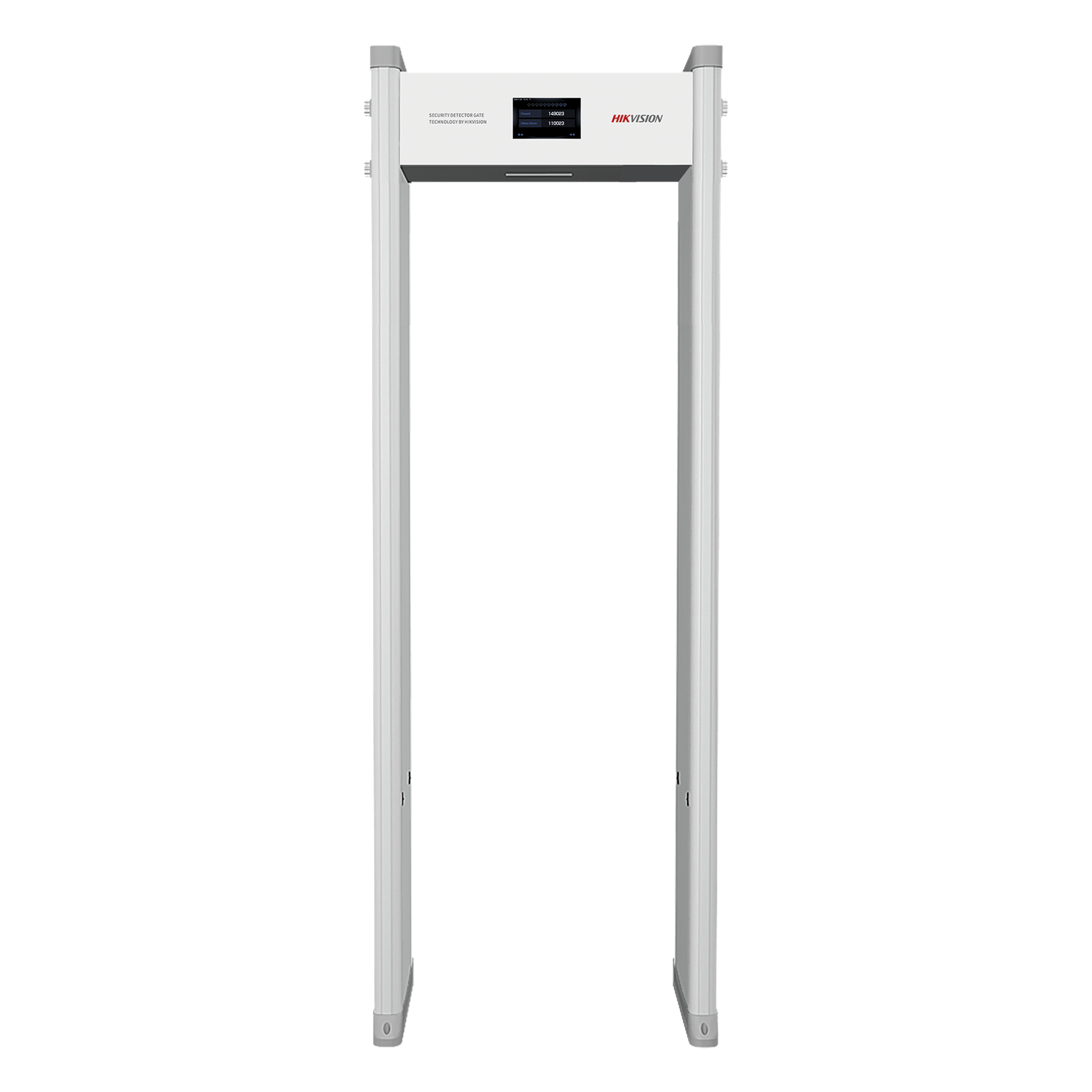 Arco Detector de Metales de 18 Zonas con Pantalla LCD de 7" / Conteo de personas y Alarmas / Ajuste de Sensibilidad e Interferencias — HIKVISION · SKU ISD-SMG1118L