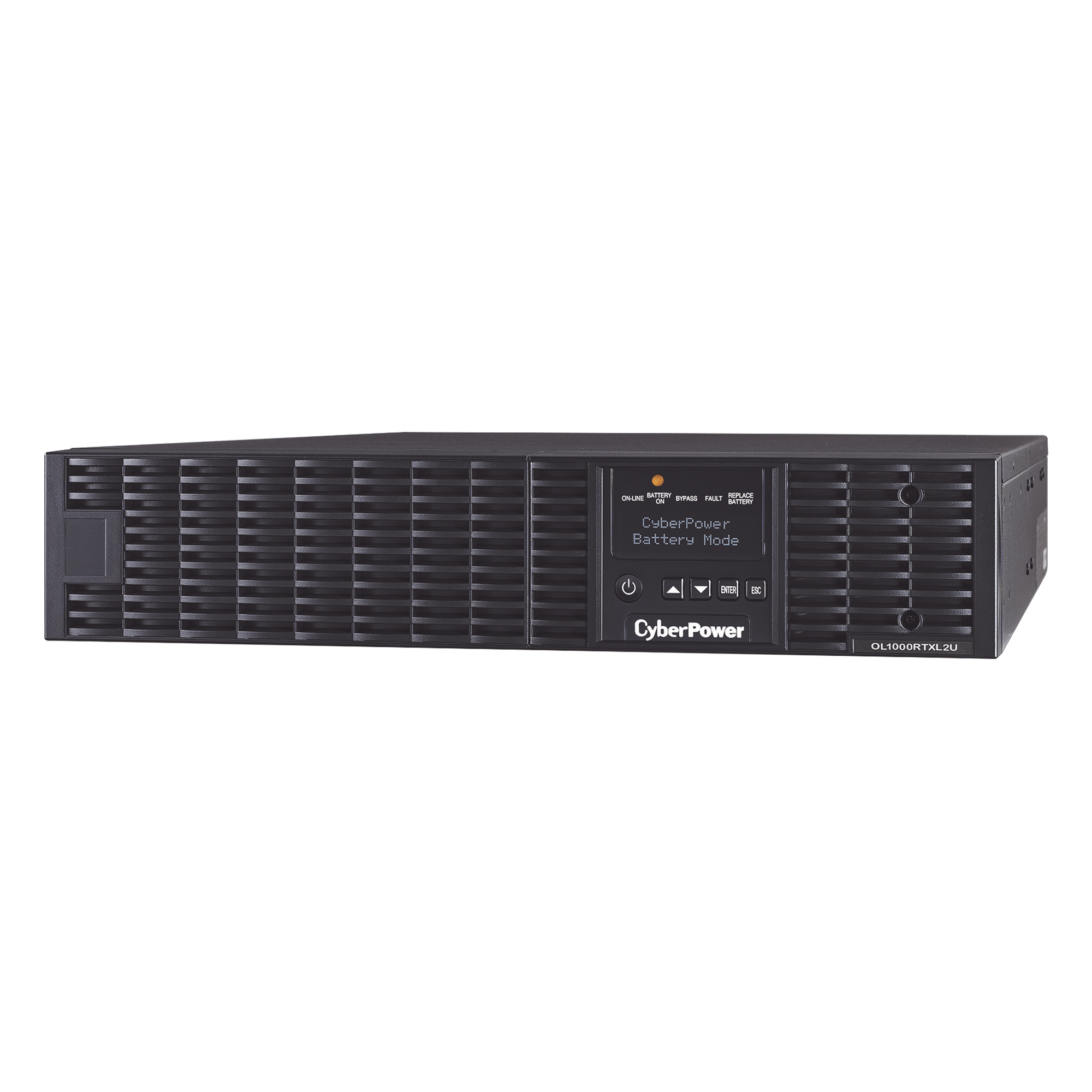 UPS de 1000 VA/900 W, Online Doble Conversión, Entrada 120 Vca NEMA 5-15P, Onda Senoidal Pura, Rack o Torre de 2 UR, Con 8 Tomas NEMA 5-15R