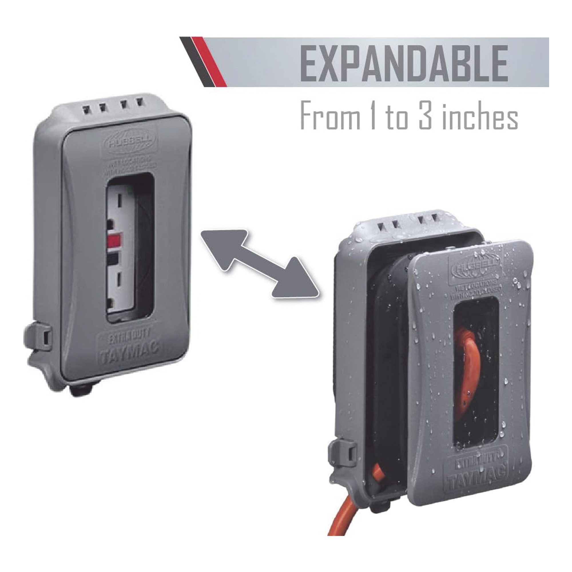 Cubierta Impermeable/ 1 Unidad/ Horizontal-Vertical/ Servicio Pesado/ Expandible/ Color Gris.