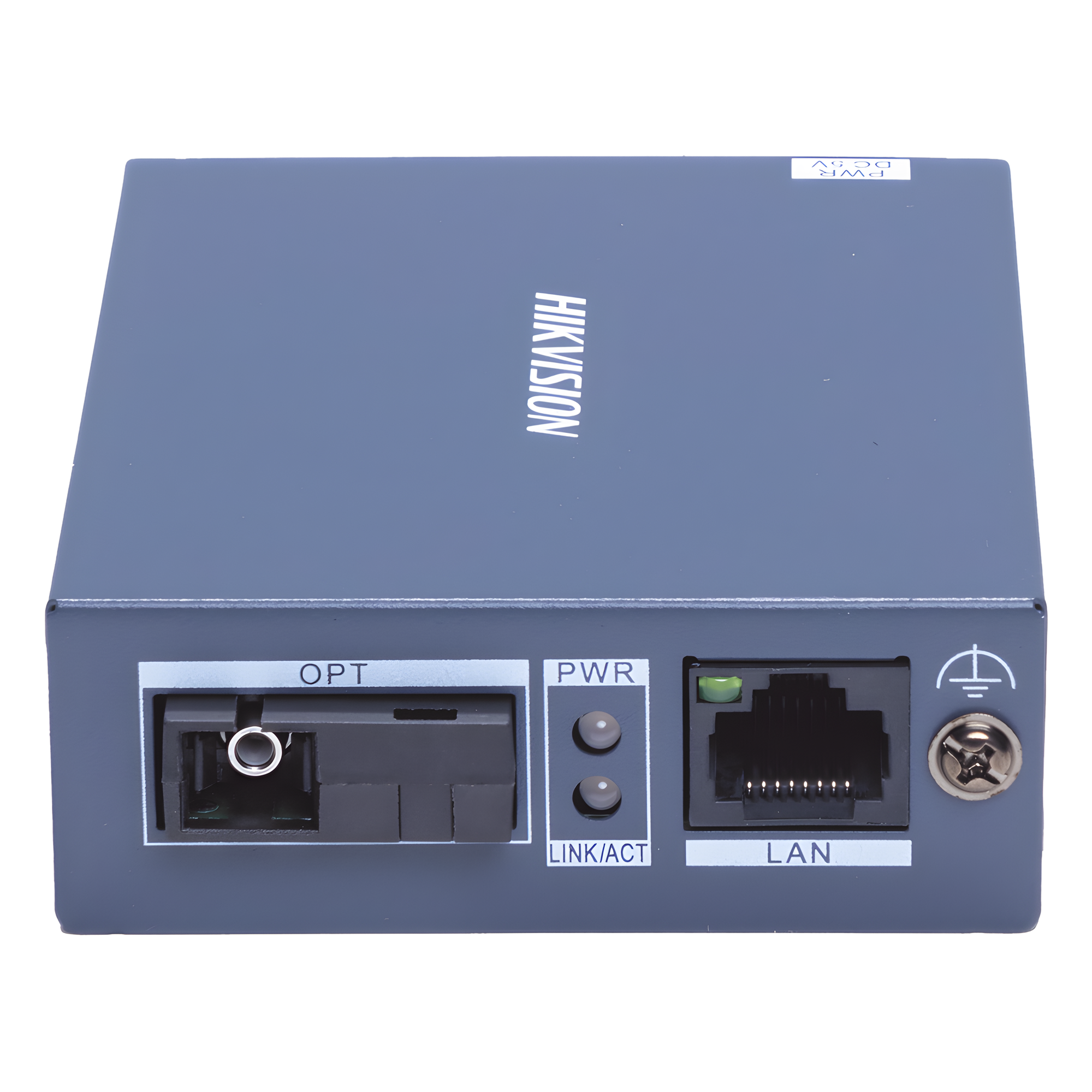 Transceptor Fibra Óptica Gigabit / Monofibra Monomodo / 20 km (12.4 mi) / 10/100/1000 Mbps RJ45 / SC / Industrial -20°C a 60°C / Protección 4 kV — HIKVISION · SKU DS-3D501T-3