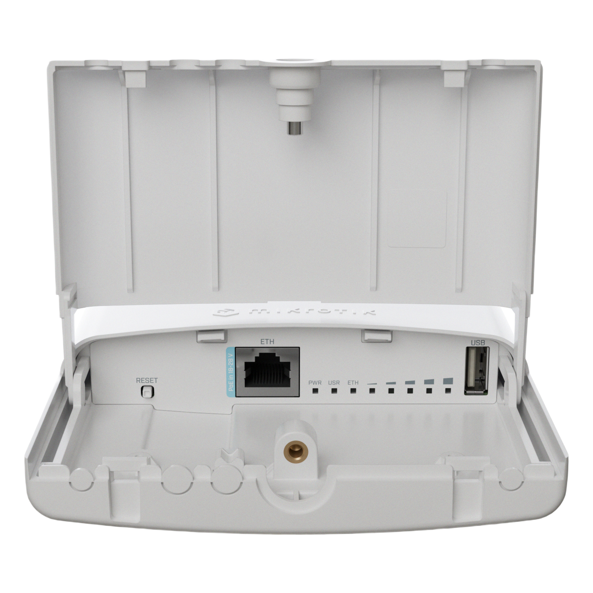 MikroTik NetBox 5 ax – CPE/PtP Conectorizado de Alto Rendimiento, Wi-Fi 6 y Gigabit para Exteriores
