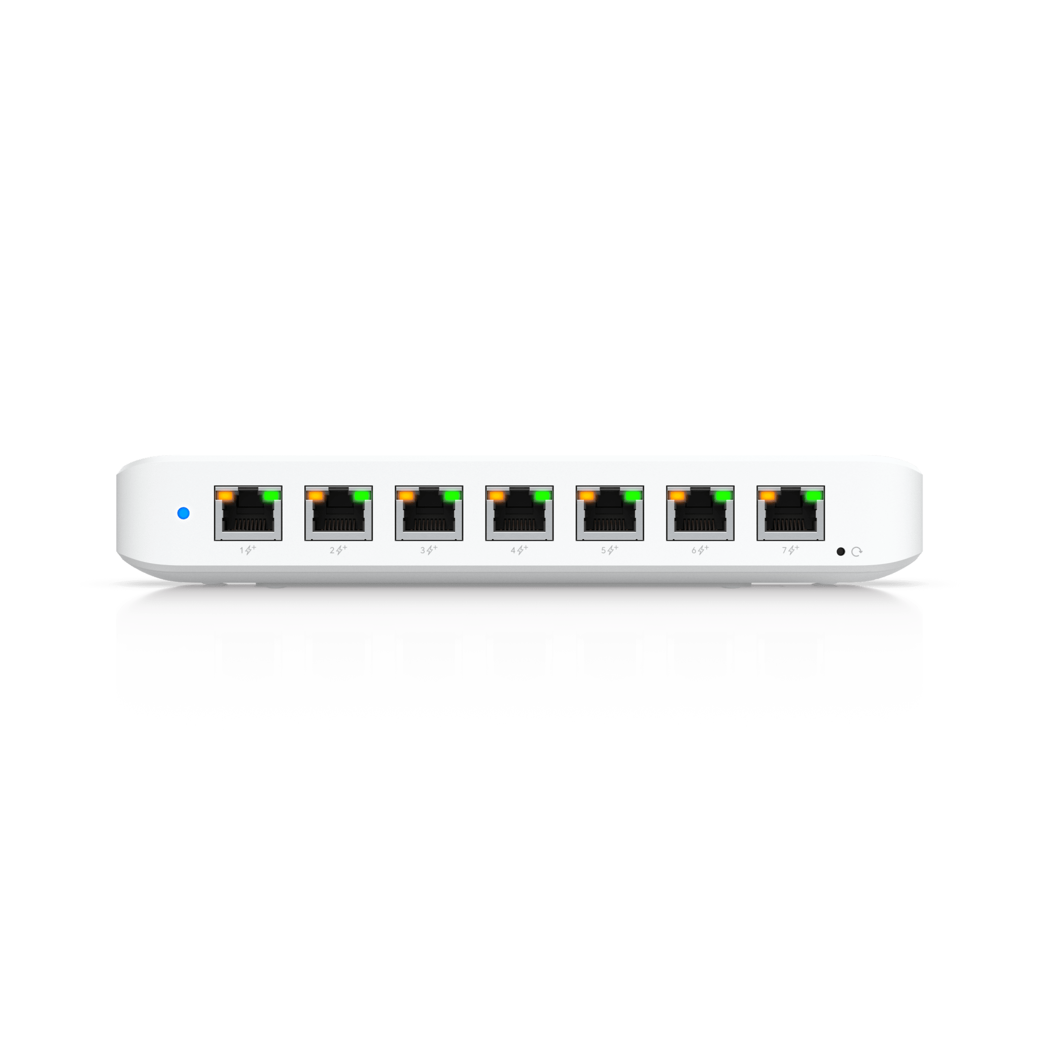 USW Ultra 60W Switch de 8 Puertos GbE (7 Puertos PoE+ y 1 Puerto Entrada PoE++) con Opciones de Montaje Versátiles