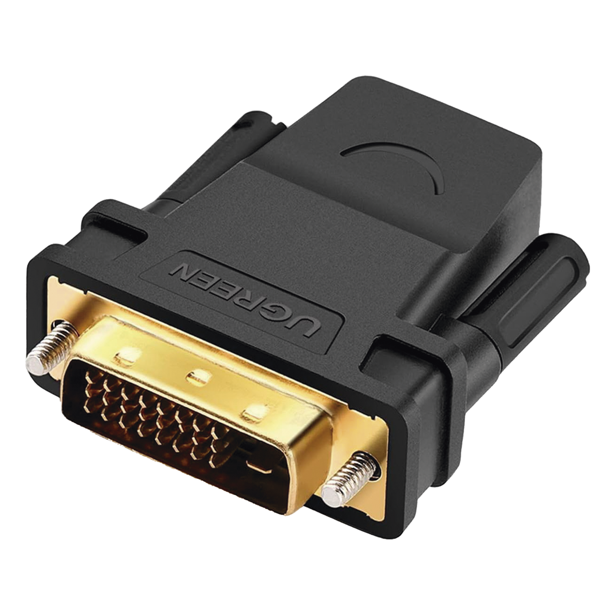 Adaptador DVI Macho a HDMI Hembra / 1080p@60Hz / Conectores Chapados en Oro / 3.28 pies — UGREEN · SKU 20124