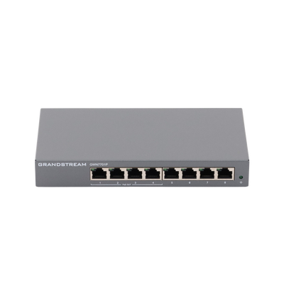 Switch PoE+ Gigabit No Administrable / 8 puertos 10/100/1000 Mbps / 4 puertos PoE+ / hasta 60W