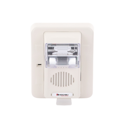 Sirena Estrobo, 24 Vcd, Multi-Candela 15 hasta 110 cd, Montaje En Pared, Color Blanco, Serie HEC3 (0500-06030)