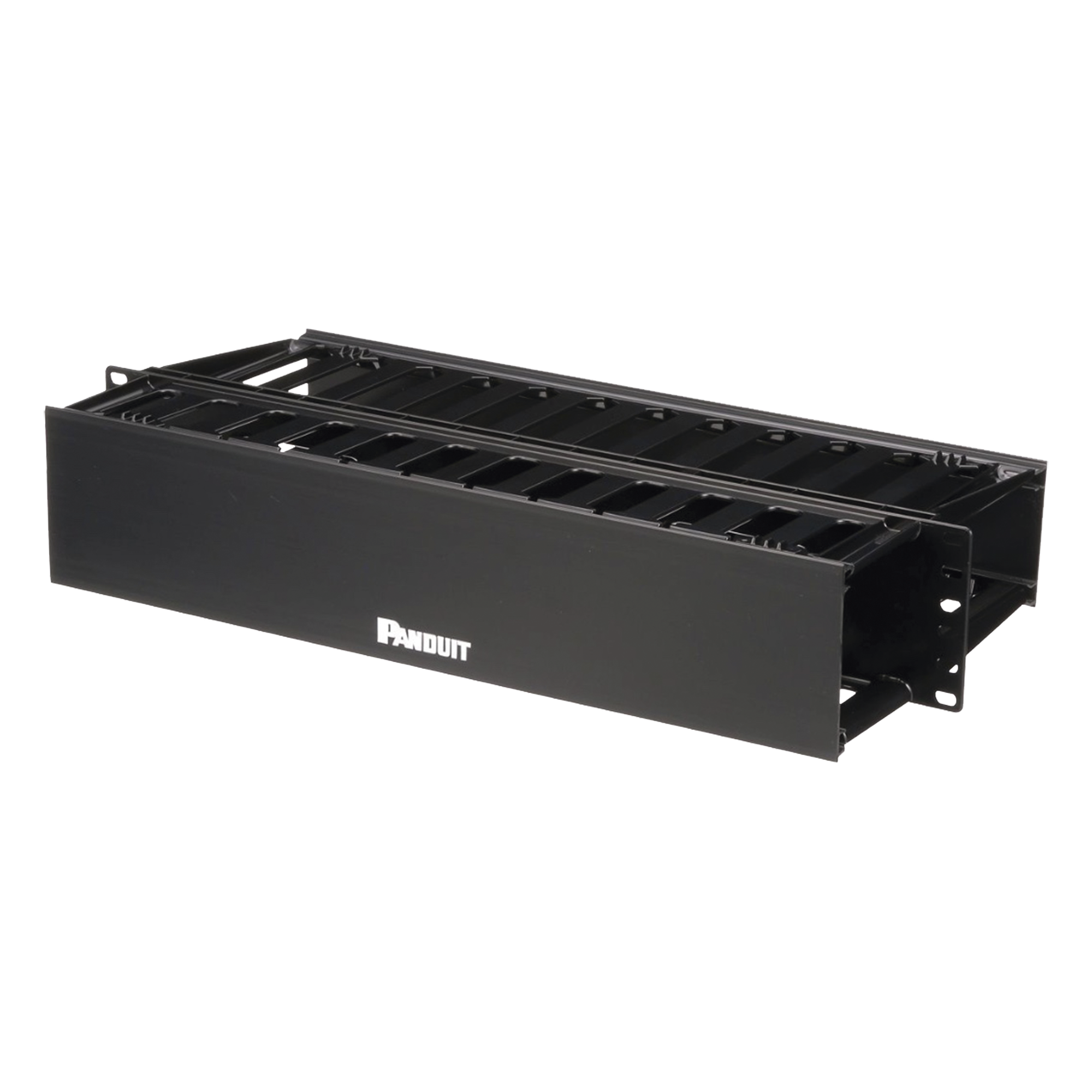 Organizador de Cables Horizontal PatchLink, Doble (Frontal y Posterior), Para Rack de 19in, 2UR — PANDUIT · SKU WMP1E