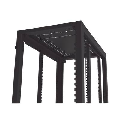Gabinete para Telecomunicaciones Rack Estándar de 19", 42UR, 600 mm Ancho x 1000 mm Profundidad. Fabricado en Acero, Se envía el Gabinete Armado.