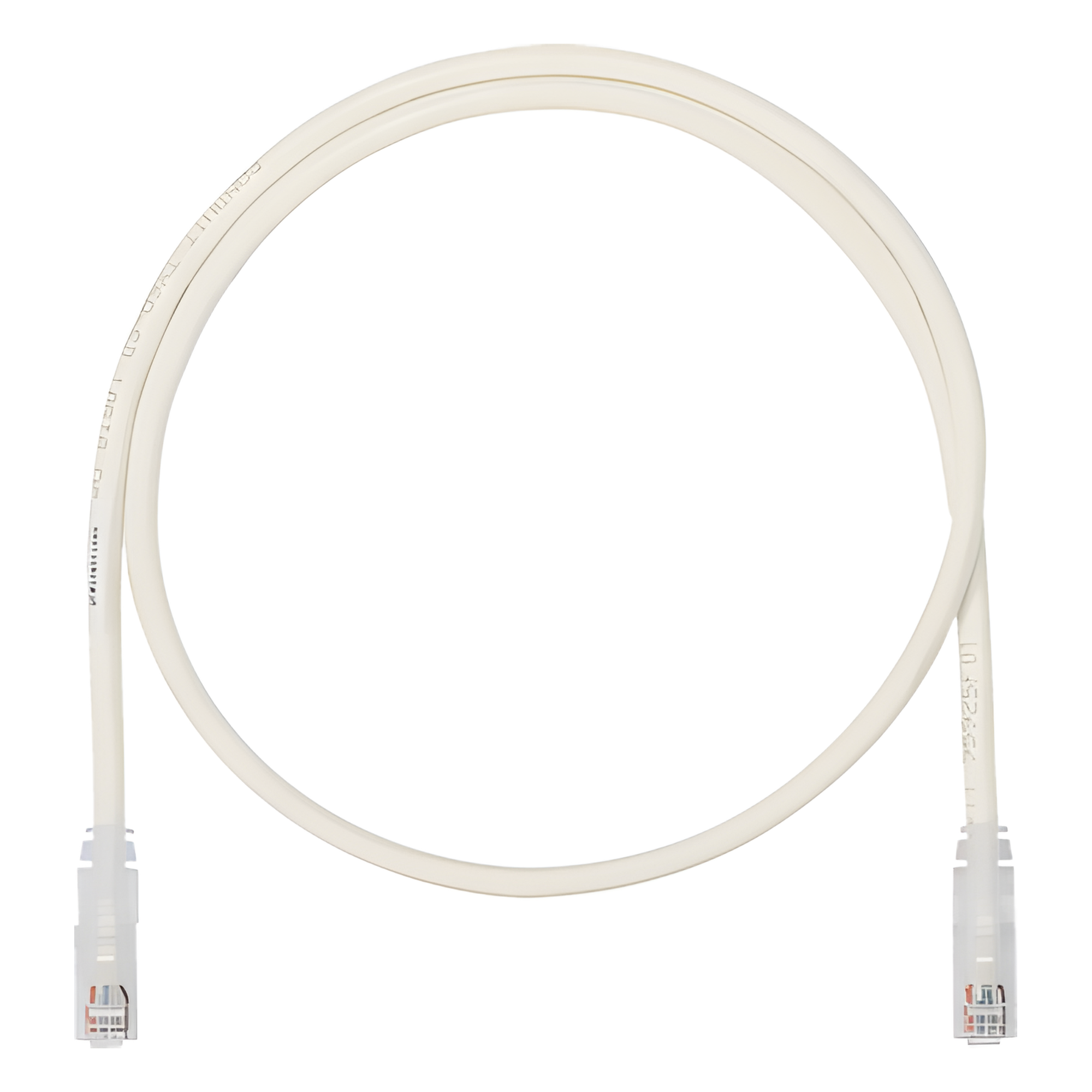 Cable de Parcheo UTP, Cat6A, 24 AWG, CM, Color Blanco, 0.3 Metros (1 Pie) — PANDUIT · SKU UTP6AX1