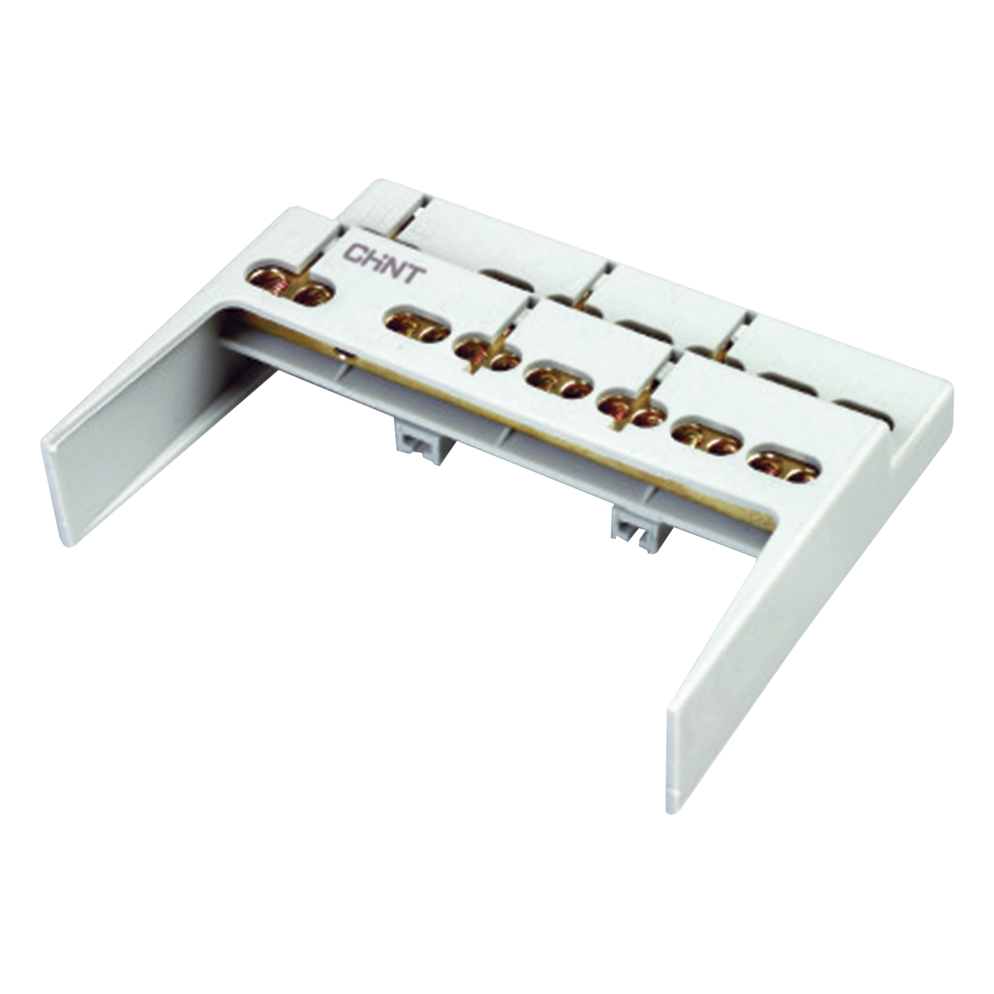 Soporte + Barra de Conexion (4 MOD) (4+2 ENTR.) IP40 — CHINT · SKU BC40M04