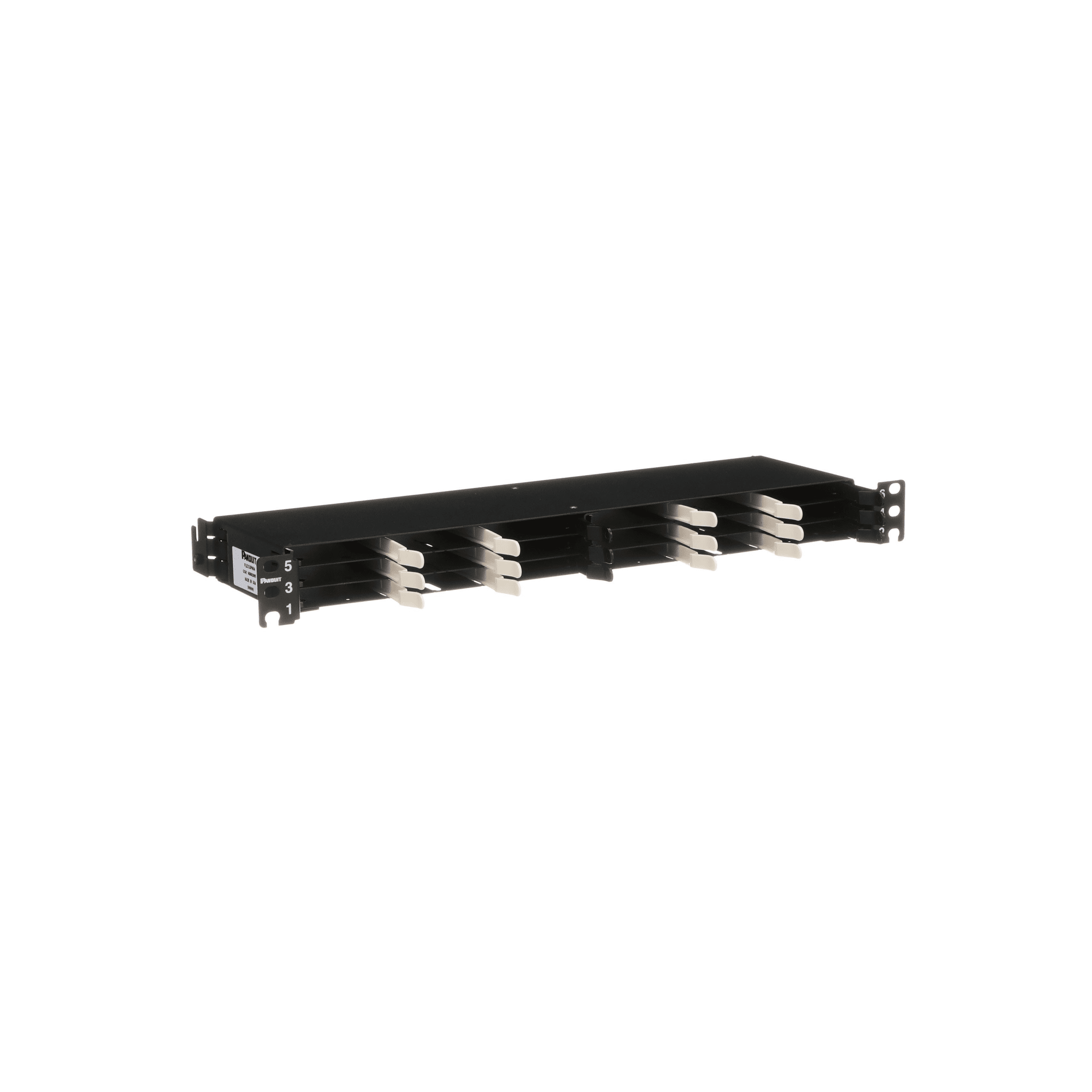 Panel de Distribución de Fibra Óptica, Acepta 18 Cassettes HD Flex en 4 Espacios, Hasta 144 Fibras, 1 UR
