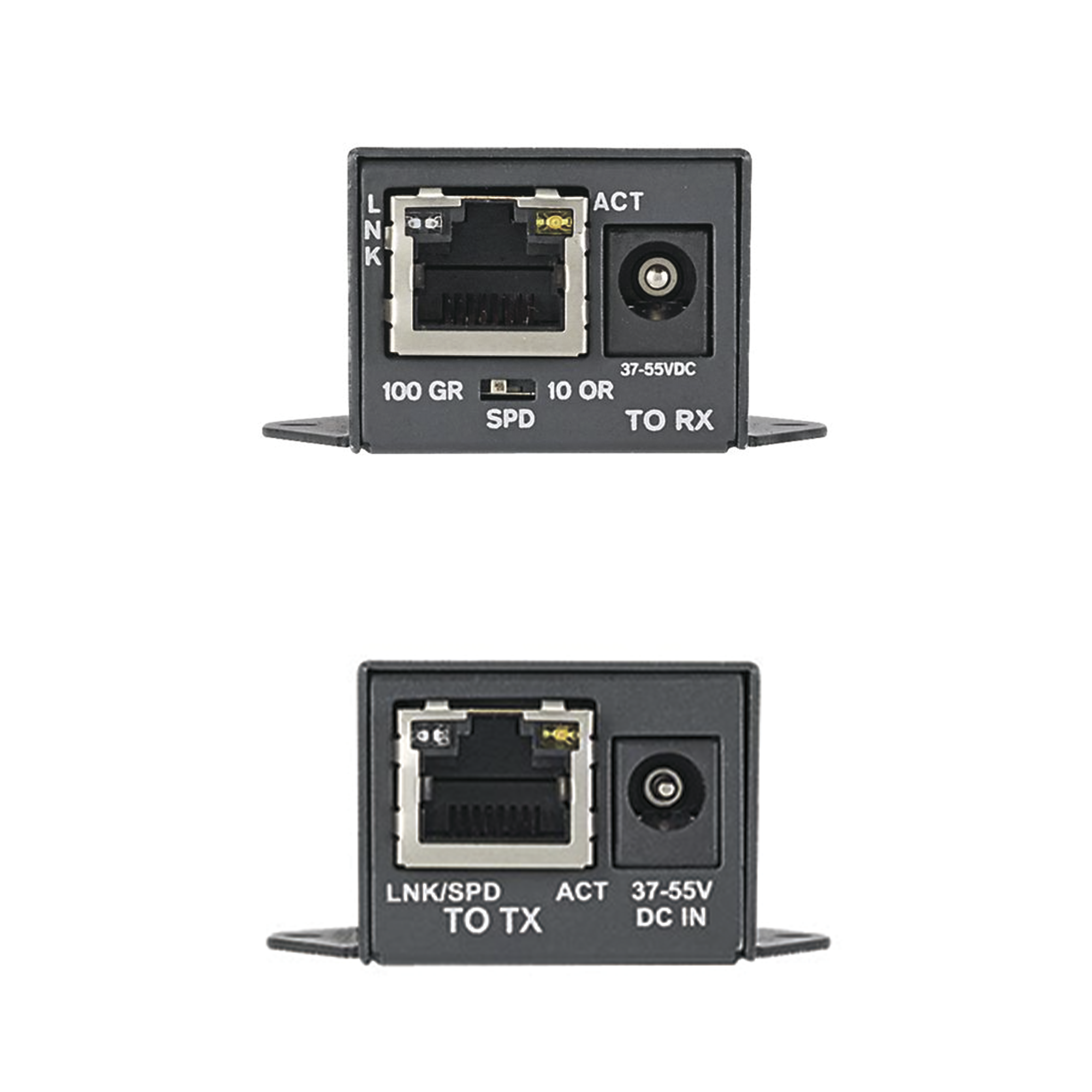 Kit de Extensor PoE/PoE+, Hasta 610 Metros (2000 ft) con Cable Cat5e o Cat6, 10/100Mbps, Incluye Transmisor, Receptor y Fuente de Alimentación 