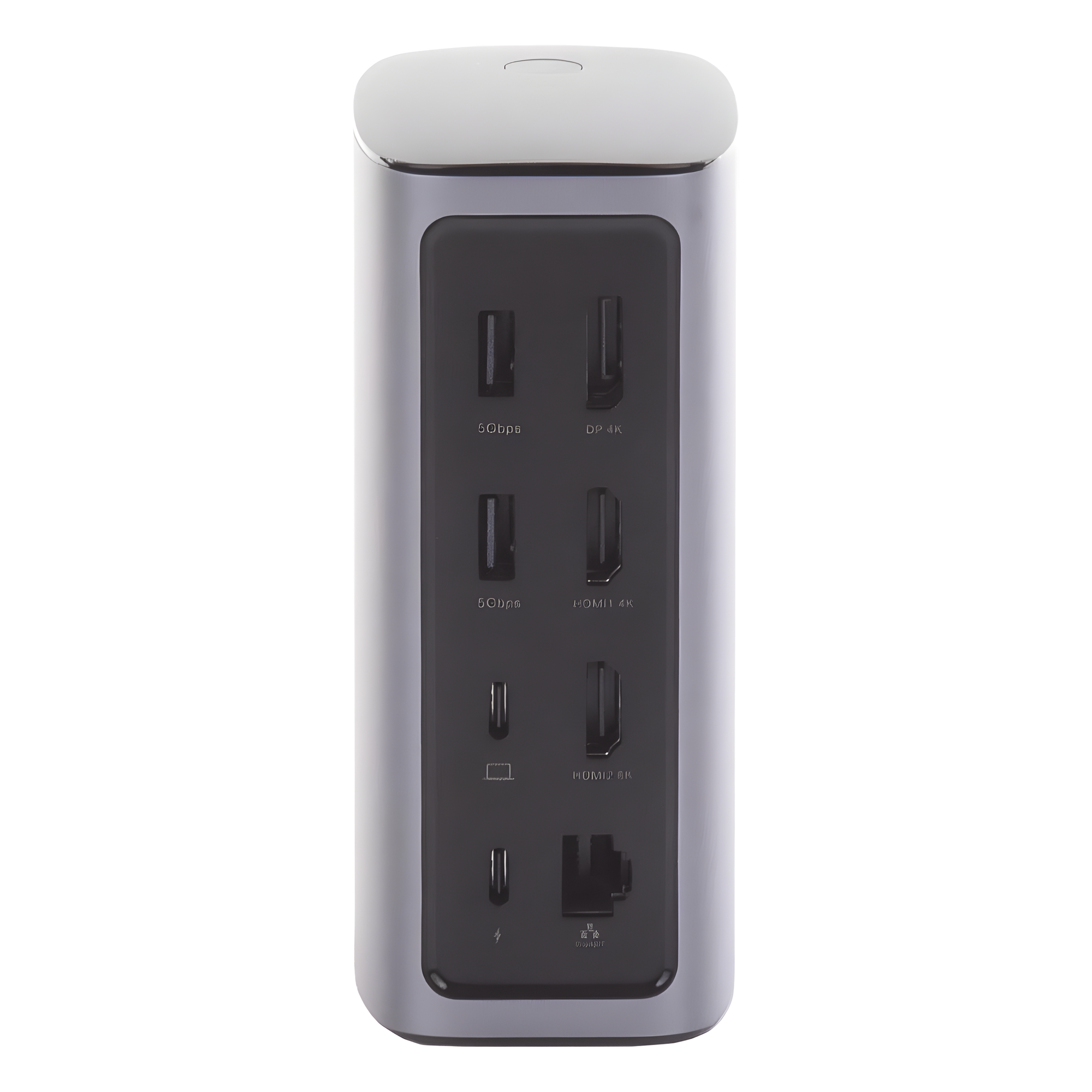 HUB USB-C (Docking Revodok Pro) 12 en 1 | 2 USB-A 3.0 | 1 USB-C PD Carga 100W | 1 USB-A 3.1 | 1 USB-C 3.1 | HDMI 4K | HDMI 8K Ultra HD | Display Port 4K | RJ45 (Gigabit) | Lector Tarjeta SD + Micro SD (TF) | Jack Audio 3.5mm.