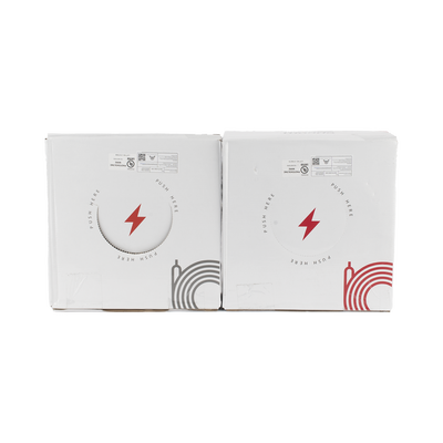 Kit de 2 rollos de 100 metros de cable fotovoltaico de cobre, rojo y negro, calibre 10 AWG (6mm²), Tipo PV, 1000/2000 V y 120°C.