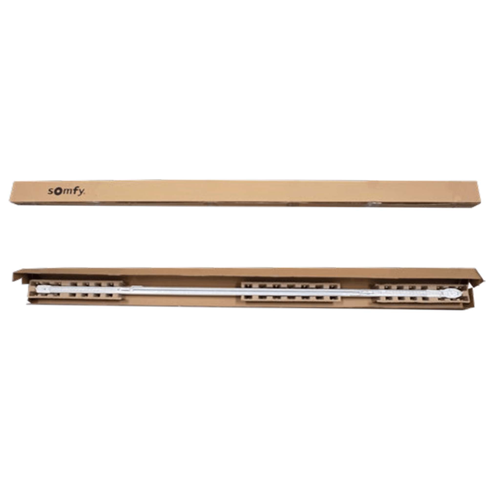Riel Ajustable Cortinas Motorizadas / 2.3-4 m Ajustable / 20 Kg Capacidad / Movelite WF + Elatio Compatible / Instalación Techo / DIY / Smart Home