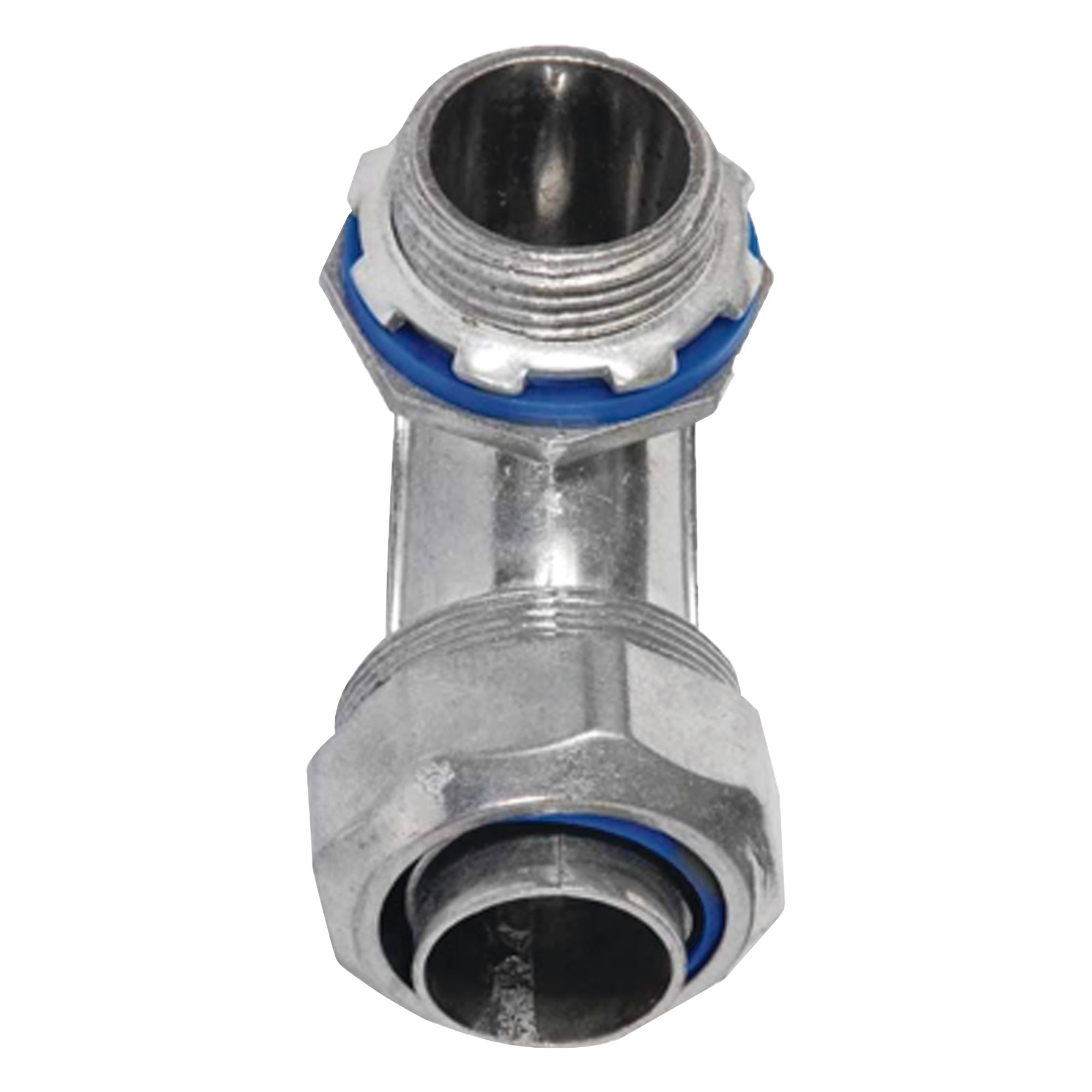 Conector Curvo para tubo tipo Liquidtight de 1 1/2" (38 mm). Compatible con ANC-COT112. — ANCLO · SKU ANC-HLC112