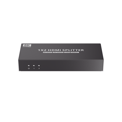 Splitter HDMI 1x2 | Velocidad de trasmisión 48 Gbps| Resolución 8k | Salida de audio| HDCP 2.3