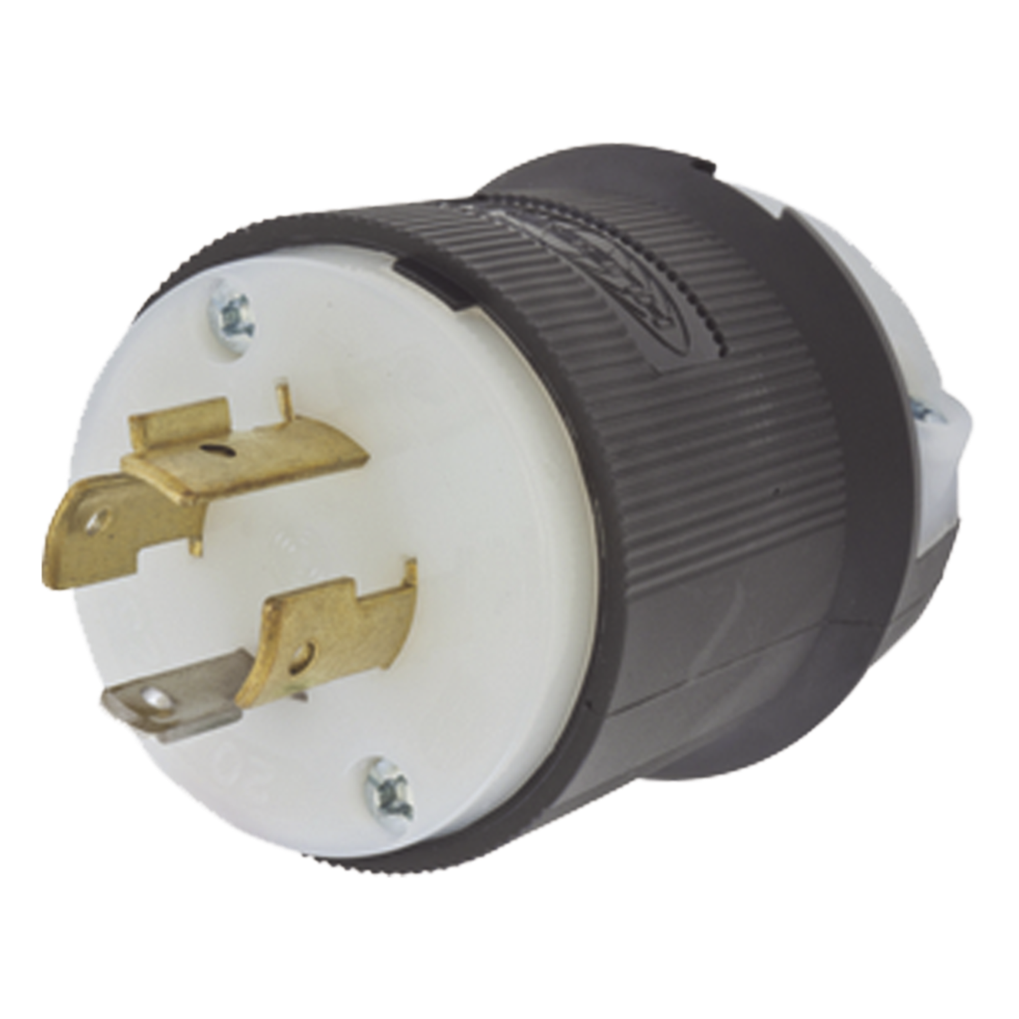Clavija con Bloqueo de Media Vuelta Industrial 20 A 125/250 V CA / 3 Polos 4 Hilos / Nema L14-20P. — HUBBELL · SKU HUB-HBL-2411