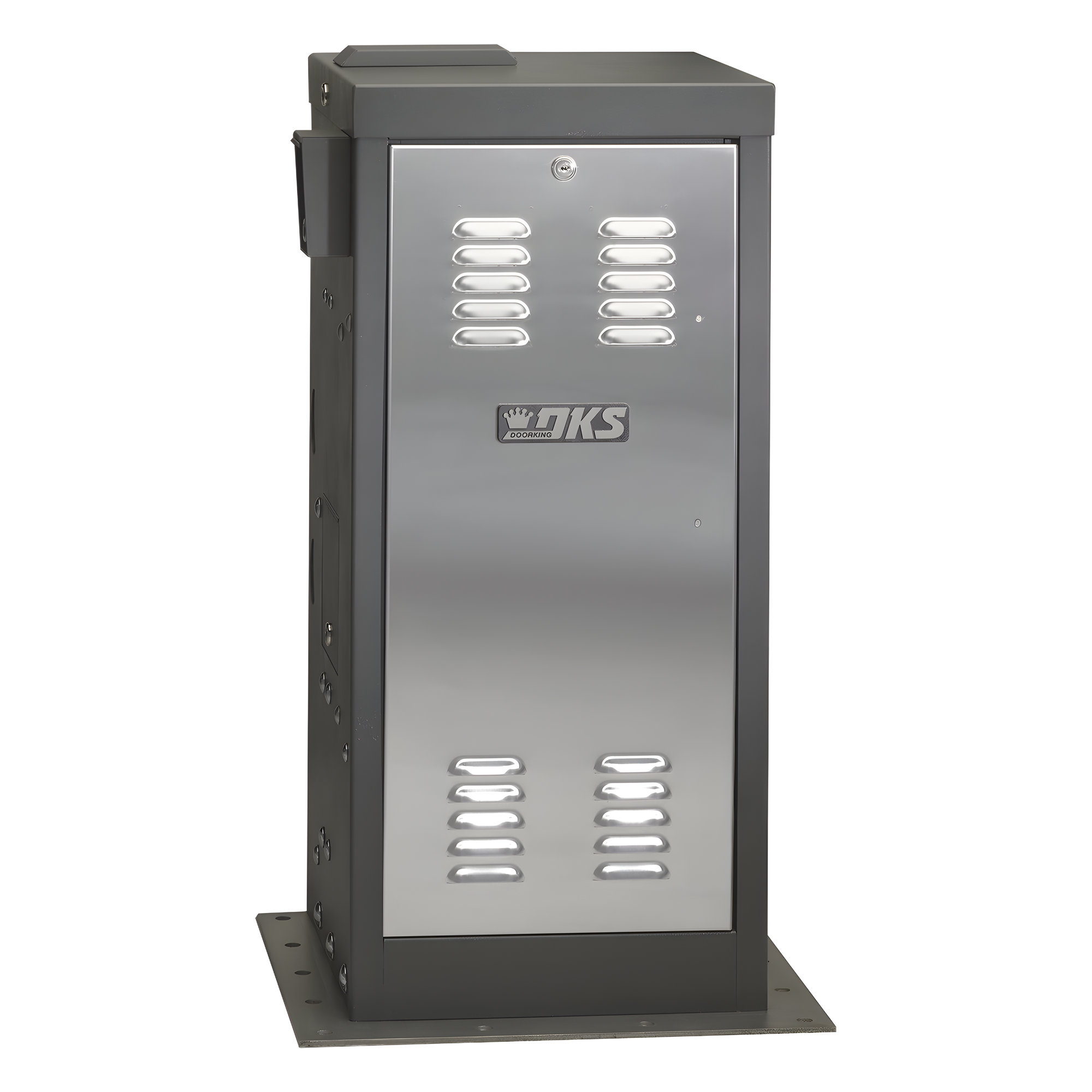 Operador Para Puertas Corredizas de 1360 kg y Hasta 30 Metros / Operador Para Aplicaciones Industriales de Uso Continuo / Con 6 Metros de Cadena #60 Incluidos — DKS DOORKING · SKU 9210-381