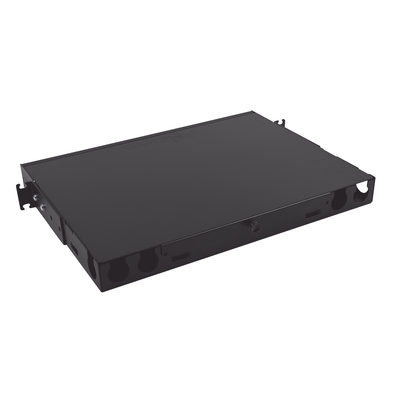 Distribuidor de Fibra Óptica de Alta Densidad LigthVerse *Core* Para Rack de 19 Pulgadas, Acepta 4 Placas Plug and Play, Hasta 96 Fibras, 1 UR