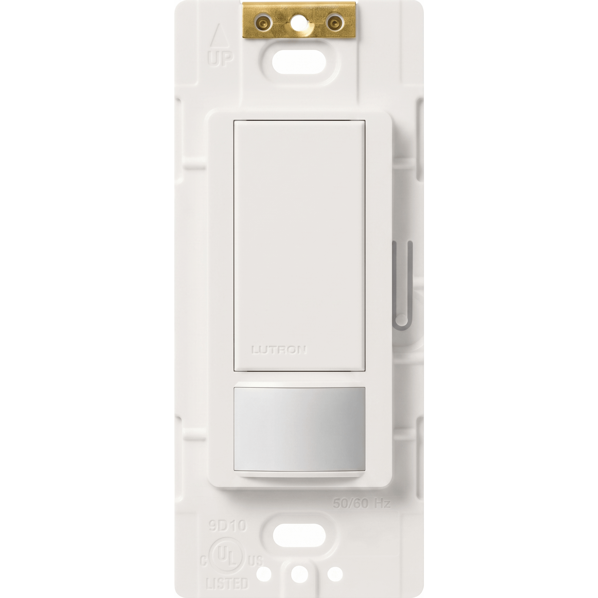 Apagador de pared con sensor de ocupación y vacancia Maestro, 2 A a 120 V, unipolar, para espacios pequeños como clósets, alacenas y cuartos de lavado, blanco — LUTRON ELECTRONICS · SKU MSOPS2WH