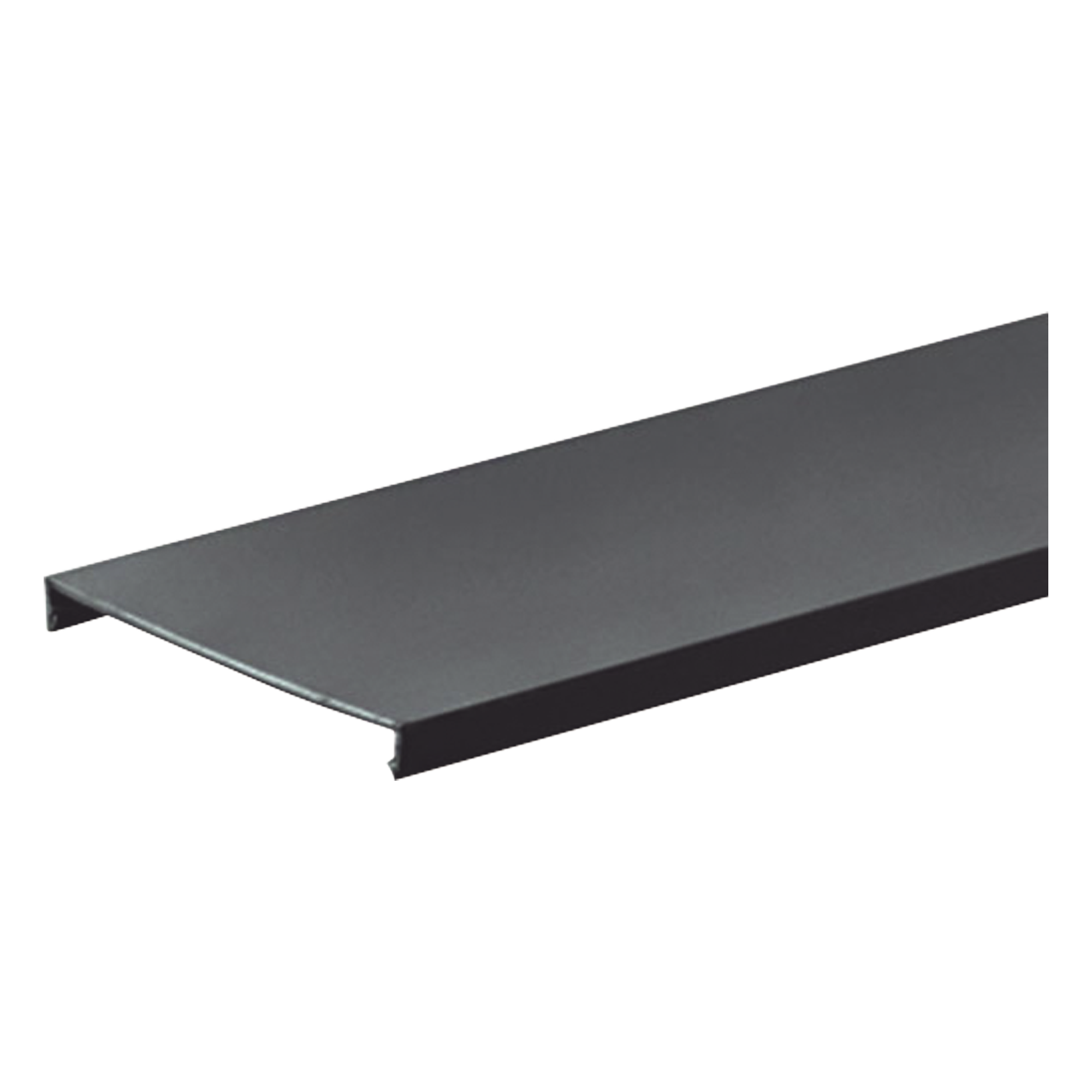 Tapa para Canaleta Ranurada Tipo G, de 82.6 mm de Ancho, 1828.8 mm de Largo, Color Negro — PANDUIT · SKU C3BL6
