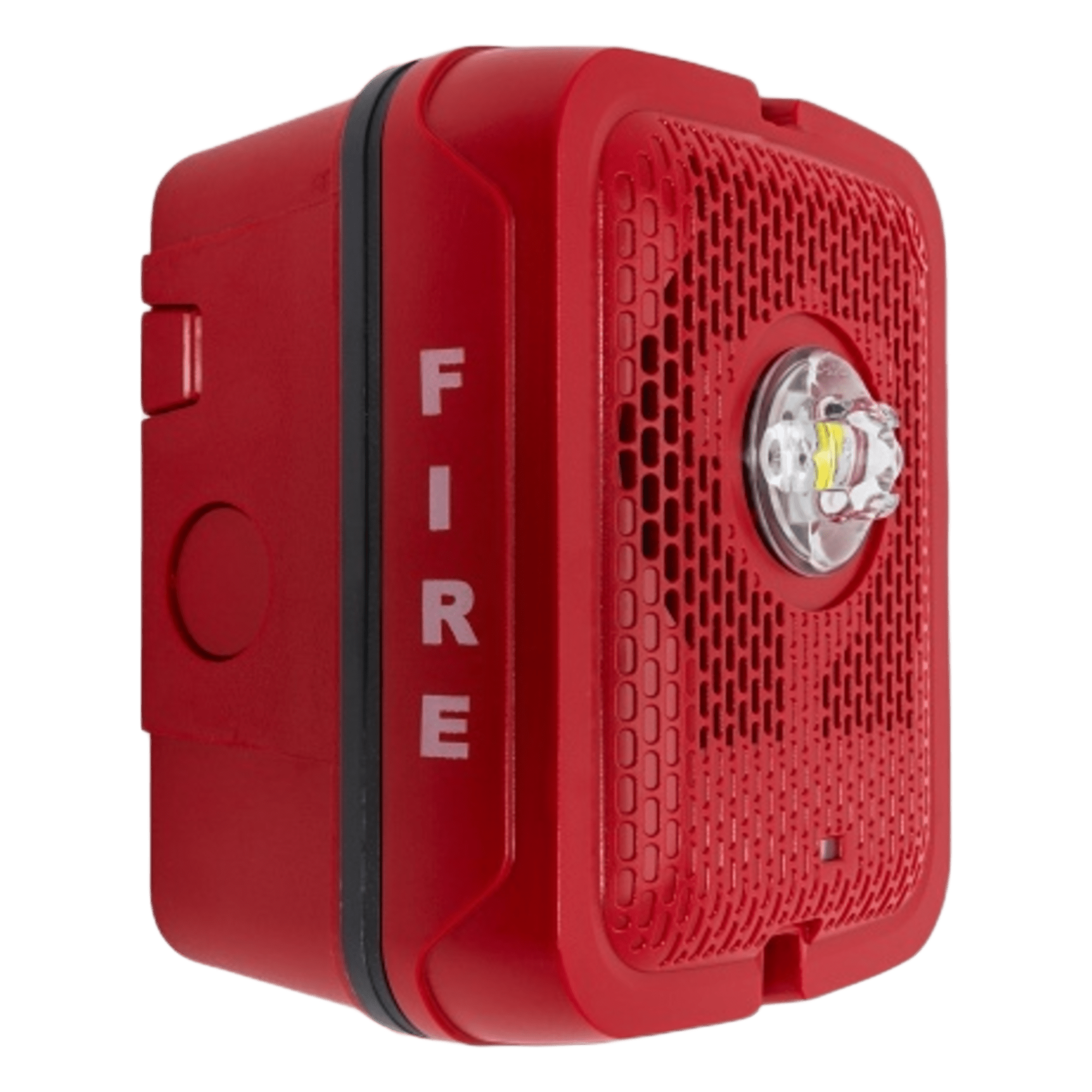 Bocina con Lámpara Estroboscópica para Exterior, con Configuración Estroboscópica Seleccionable, Color Rojo — SYSTEM SENSOR · SKU SPSRKLED