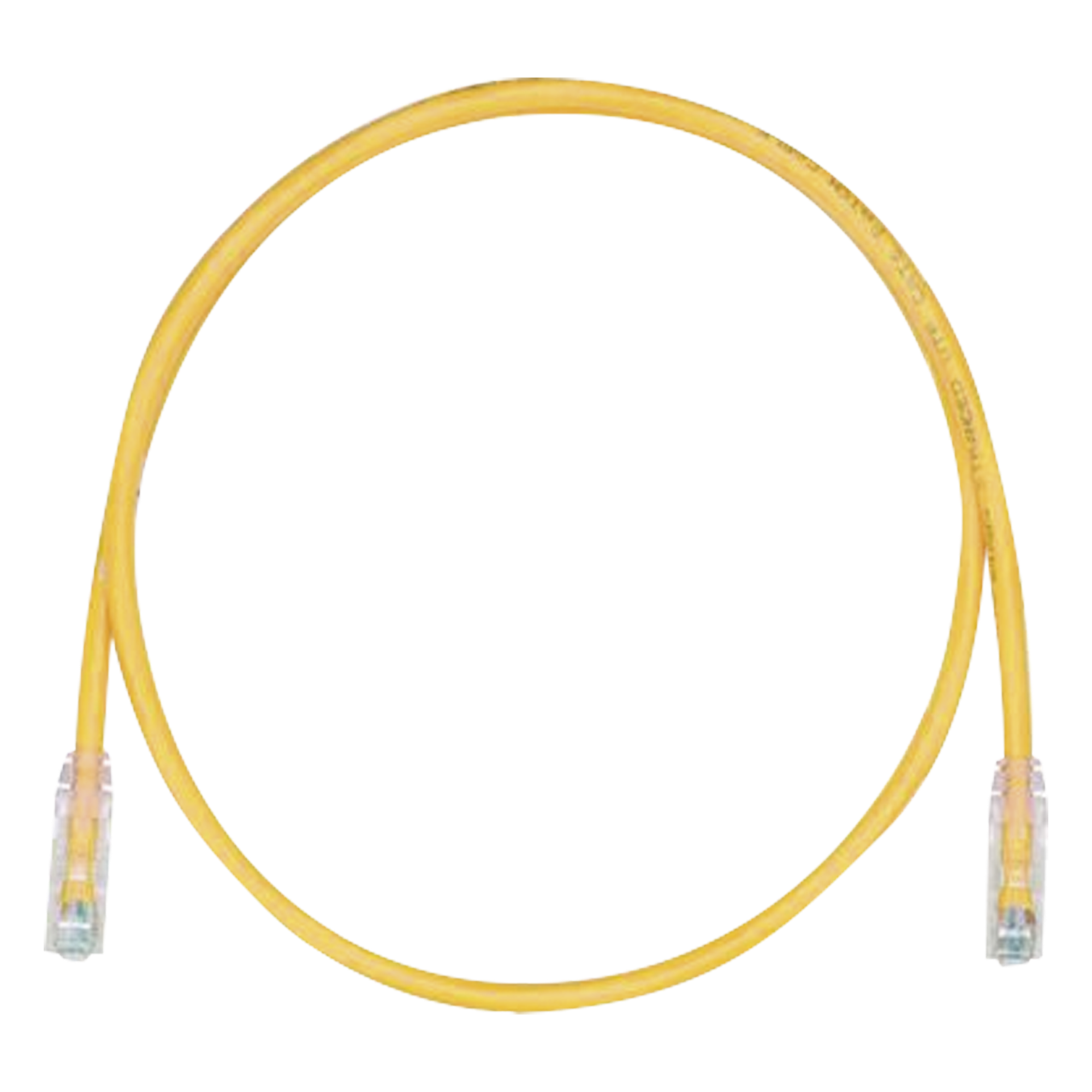 Cable de Parcheo TX6, UTP Cat6, 24 AWG, CM, Color Amarillo, 3.05 Metros (10 Pies)