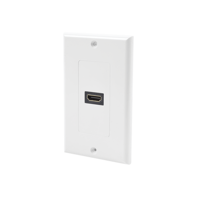 Placa de Pared 1 Puerto HDMI Hembra a Hembra