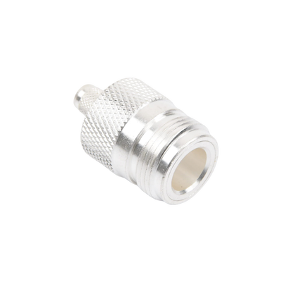 Conector N Hembra, de Anillo Plegable para Cables LMR-240, RG-8/X, 9258, Niquel/Oro/Teflón.