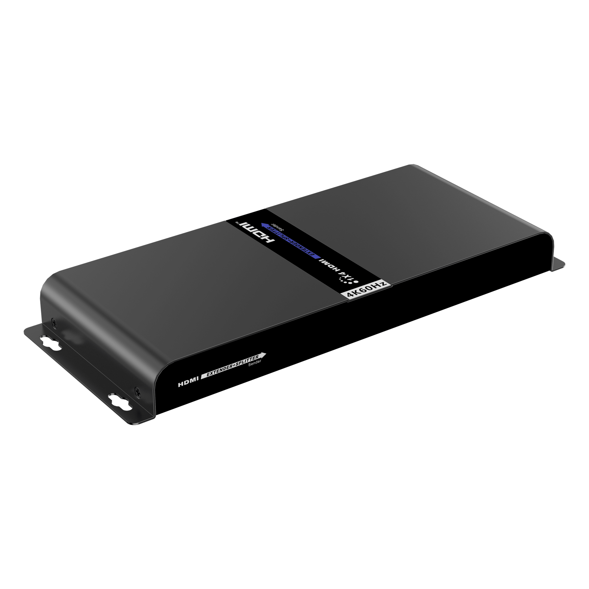 Kit Divisor y Extensor HDMI (Extender Splitter) | Divide 1 Fuente HDMI a 4 Pantallas | Extiende la señal HDMI hasta 120 m | Resolución 4Kx2K @ 60 Hz | Cat 6/6a | Uso 24/7 | Longitud del cable autoajustable — EPCOM TITANIUM · SKU TT3144KHDBITT
