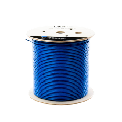 Bobina de Cable U/UTP Cat6A de 305 Metros (1000 Pies), Color Azul, CM, Soporta 10G-BaseT para Transmisión de Frecuencias de Hasta 500MHz, UL
