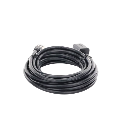 Cable de Extensión Cat6 RJ45 F/UTP / Macho a Hembra / 5 Metros (16.40 Pies) / Método de Conexión 568B / Velocidad de Transmisión 1000Mbps / Ancho de Banda del Canal 250MHz / Caja de Cobre / Negro