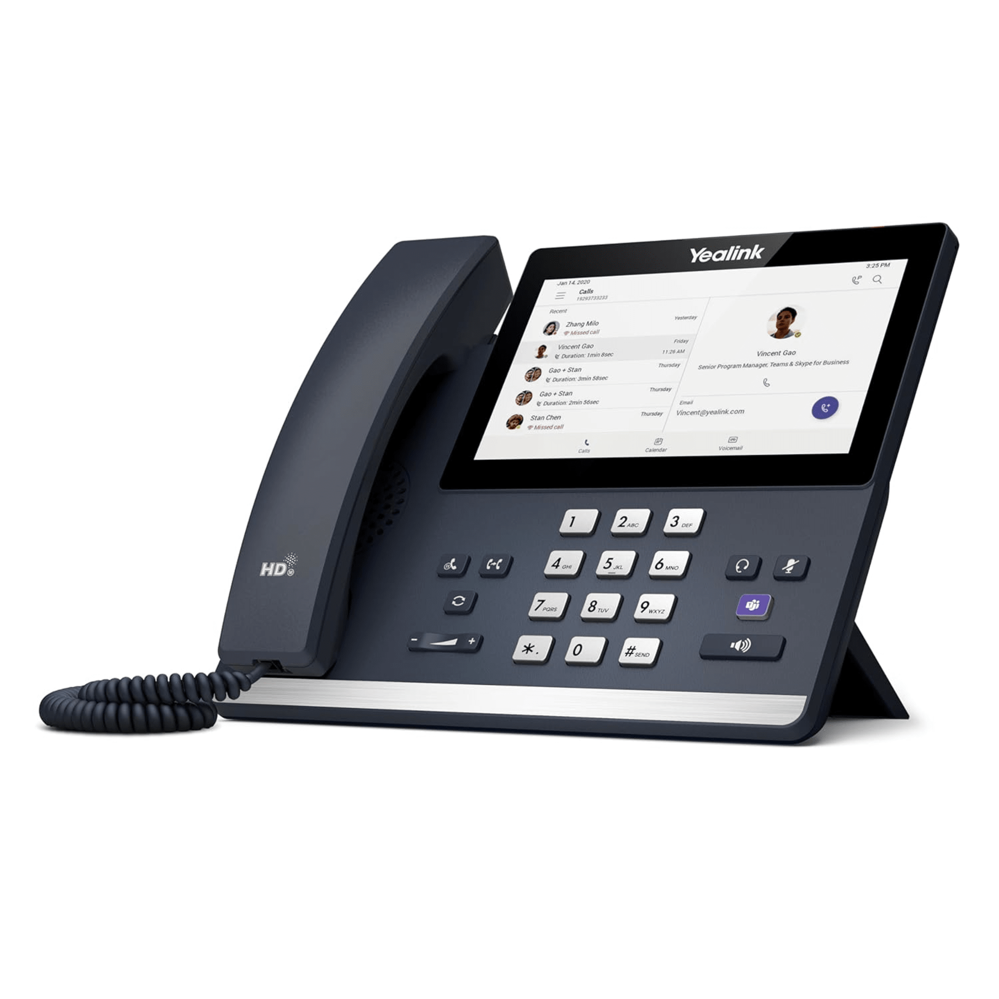 Teléfono IP / Pantalla Táctil 7" / Android 13 / Bluetooth 5.2 / Wi-Fi Dual Band / PoE / Certificación Microsoft Teams