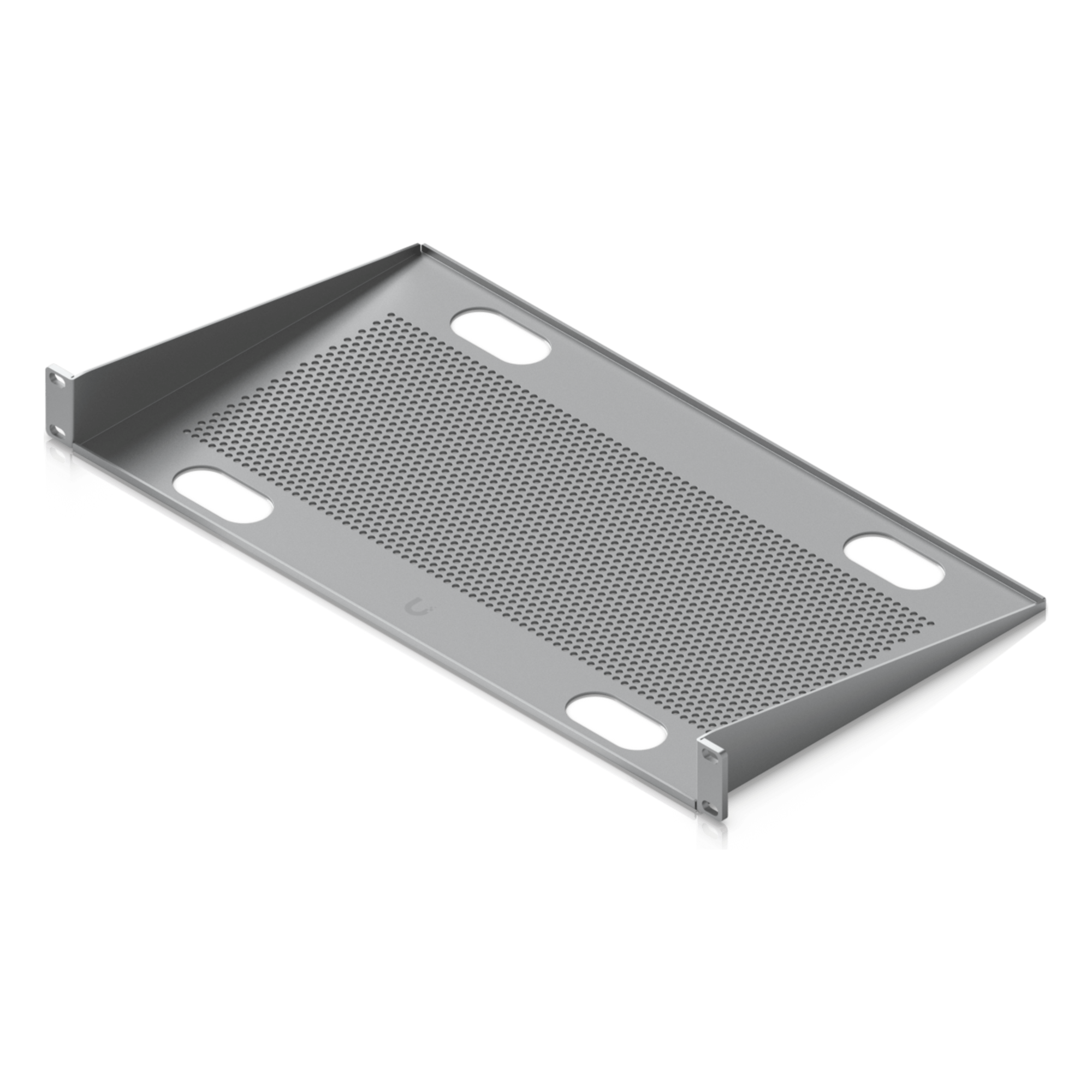 Charola Fija para Rack / 1 UR / 19 Pulgadas / Carga 20 kg (44 lb) / Acero SPCC / 481.4 x 250 x 44 mm — UBIQUITI · SKU UACC-RACK-SHELF-CLV