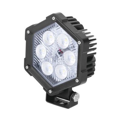 Luz de Trabajo Ultra brillante, 6 Led, 2200 Lumenes, 30 watts, 12-24 Vcc