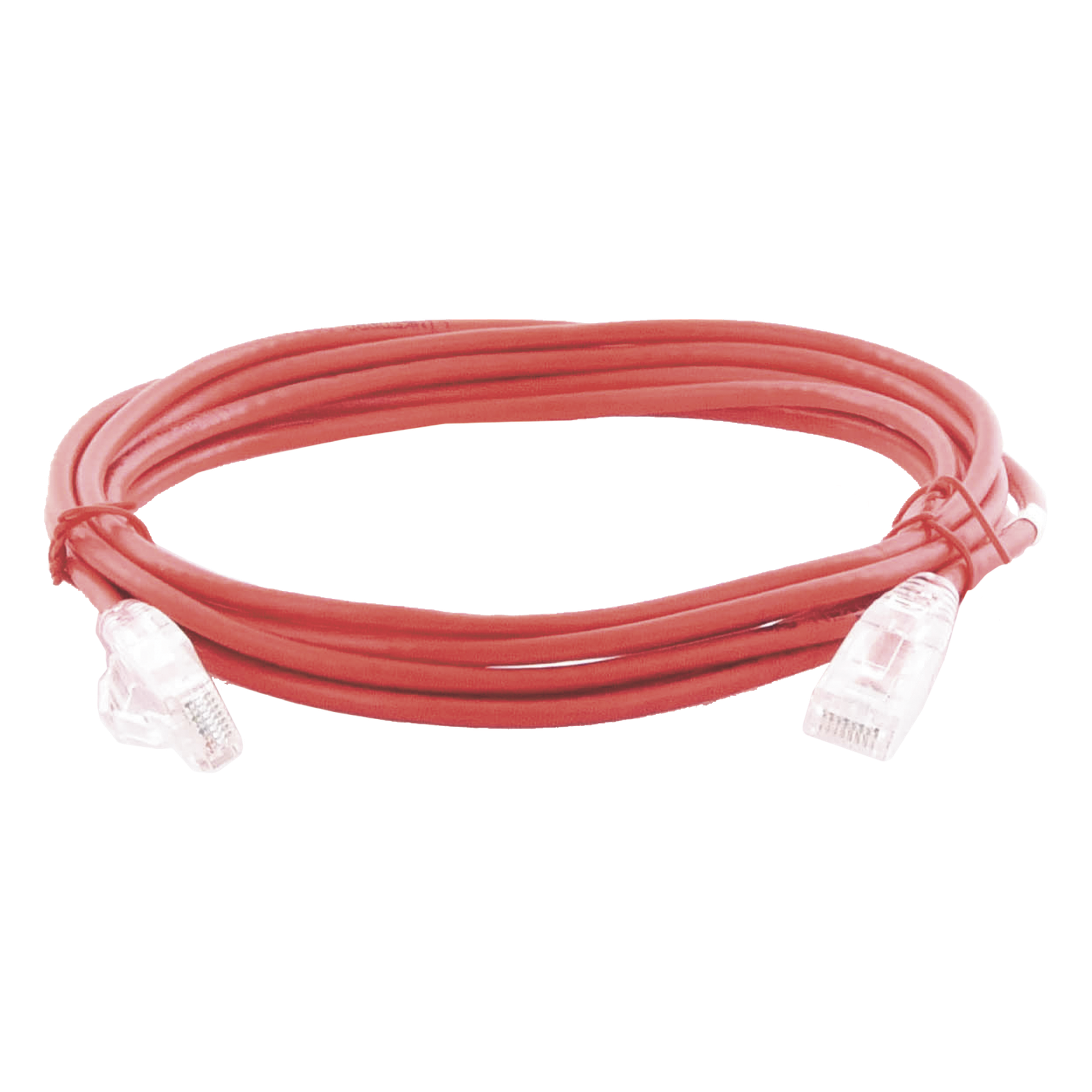 Cable de Parcheo Slim UTP Cat6A / 3 m (9.84 ft) / 28 AWG / RJ45 / Rojo — LINKEDPRO BY EPCOM · SKU LP-UT6A-300-RD28