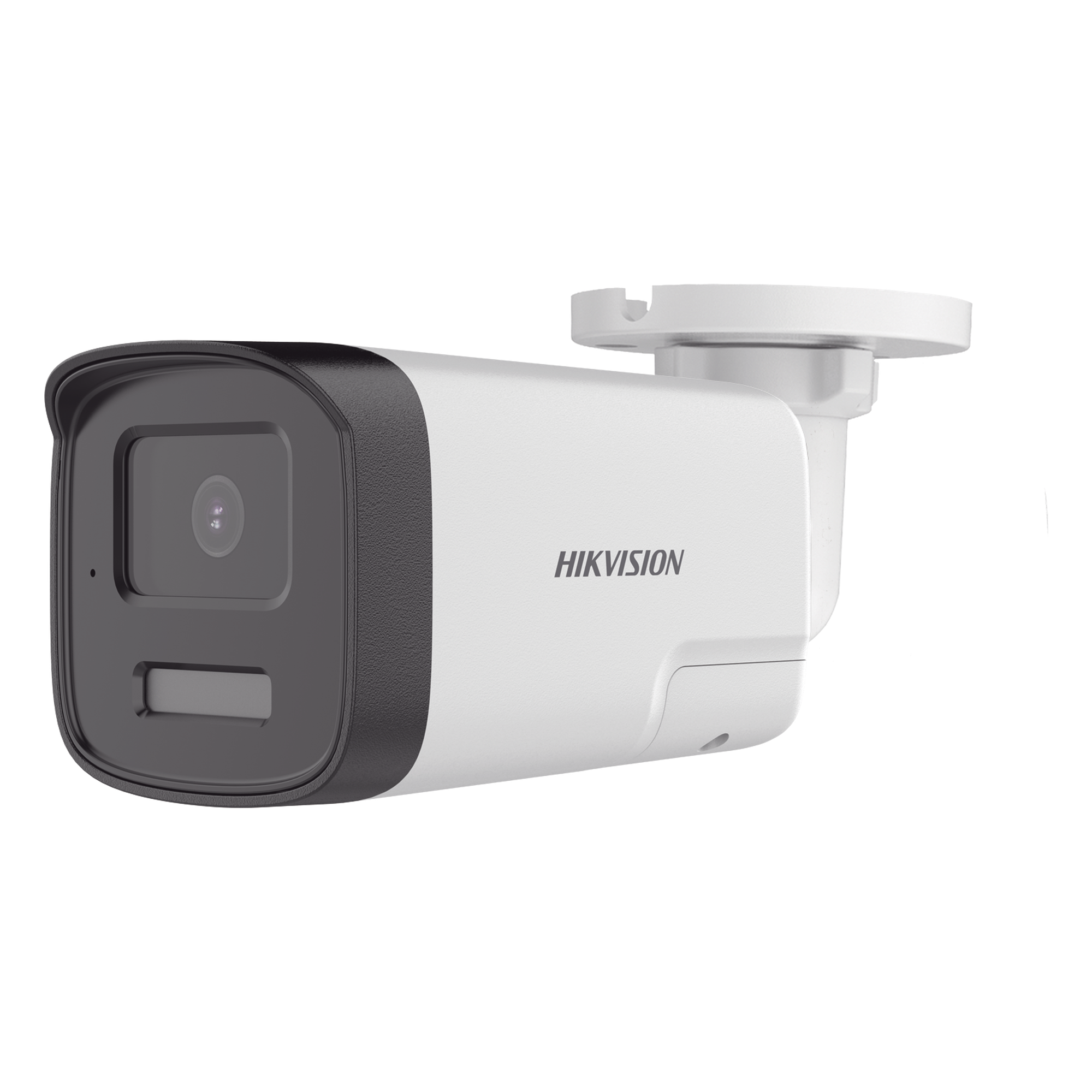 [Audio Bidireccional + Dual Light + ColorVu] Bala TURBOHD 4K (8 Megapixel) / Lente 2.8 mm / 40 mts IR EXIR + 40 mts Luz Blanca / Micrófono y Bocina Integrado / Exterior IP67 / Metal / dWDR — HIKVISION · SKU DS-2CE17U0-TLTS