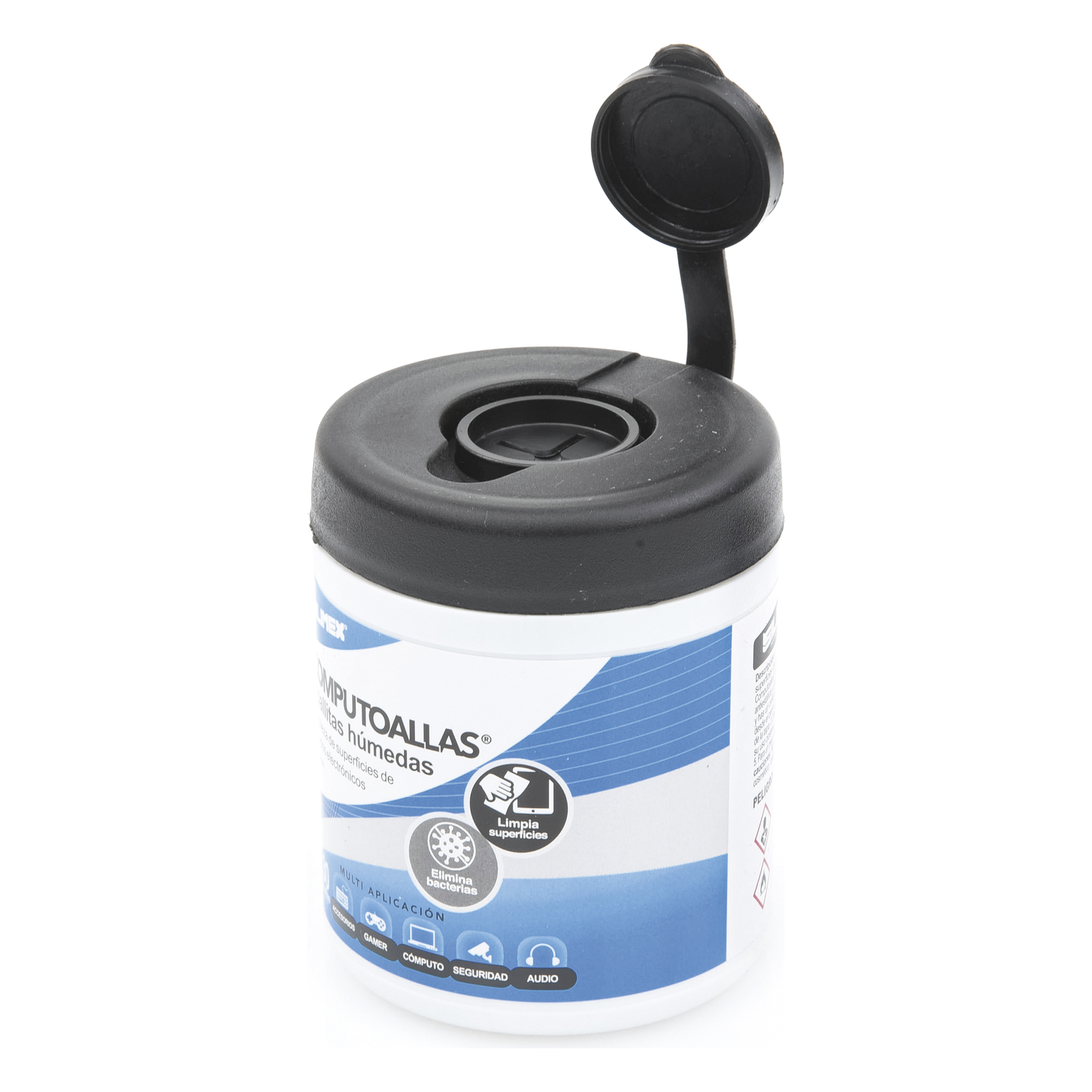 Toallas húmedas antibacteriales, para limpieza de gabinetes, equipos de cómputo, audio, vídeo y telefonía, 30 piezas 