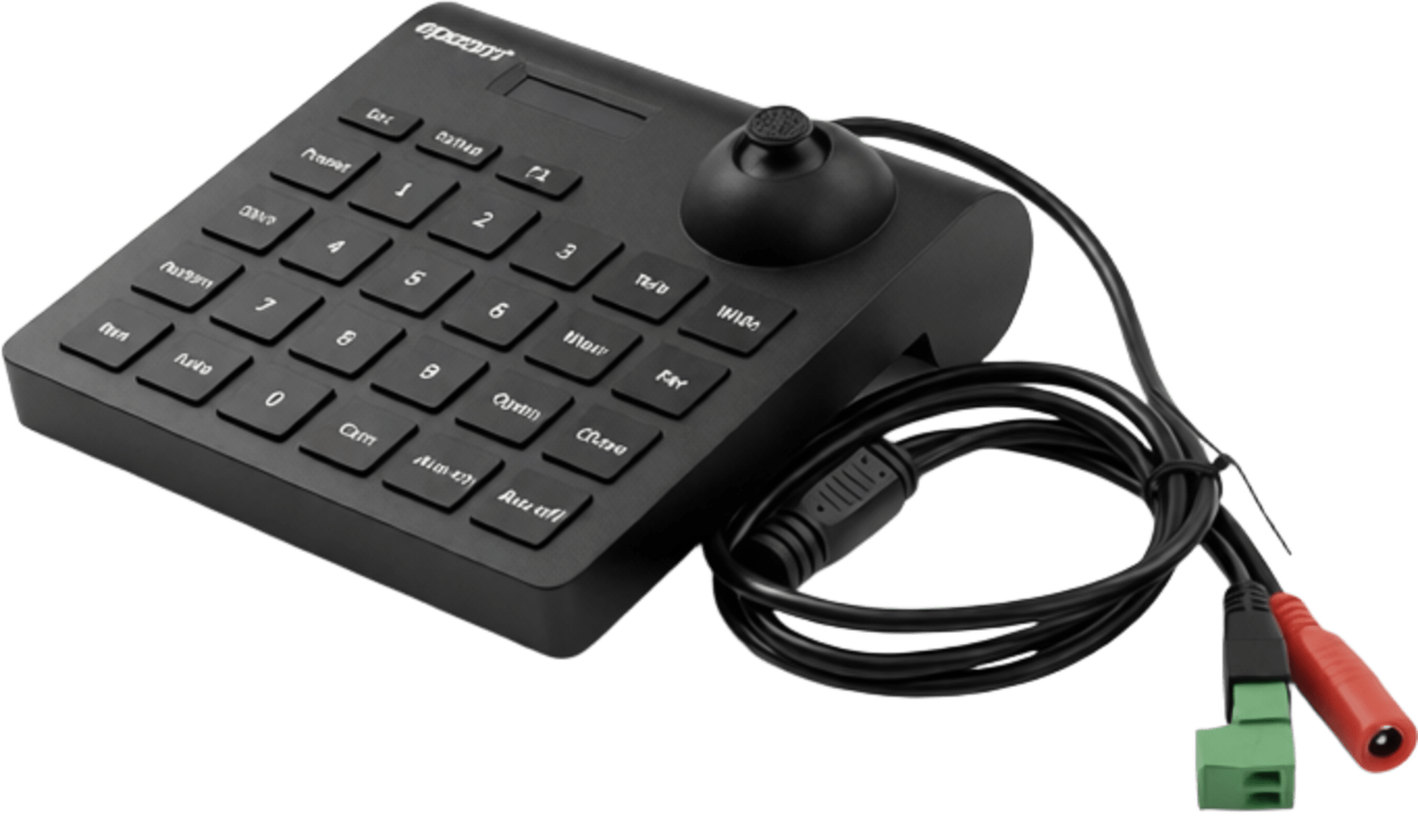 Mini Teclado controlador PTZ con pantalla LCD y joystick altamente resistente