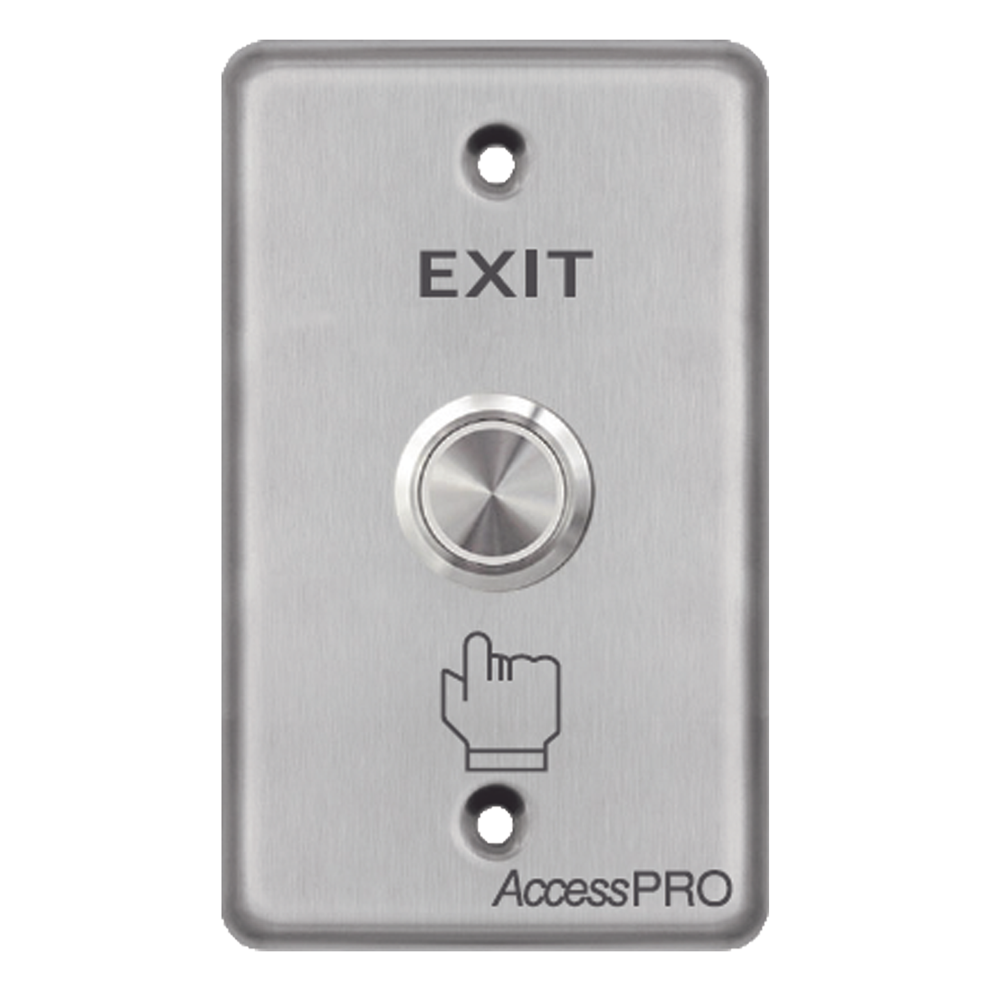 Botón de Cabeza Plana / Exterior IP65 / Estético / NO y COM — ACCESSPRO · SKU APBSMC