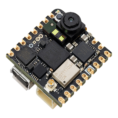 Placa de Desarrollo Arduino® Nicla Vision / Visión por Máquina en el Borde / STM32H747 Dual-Core / Cámara 2MP / Wi-Fi + Bluetooth® / Sensores IMU 6 Ejes + ToF / Crypto SE050C2 / Compatibilidad Arduino Cloud — ARDUINO LLC · SKU ABX-00051