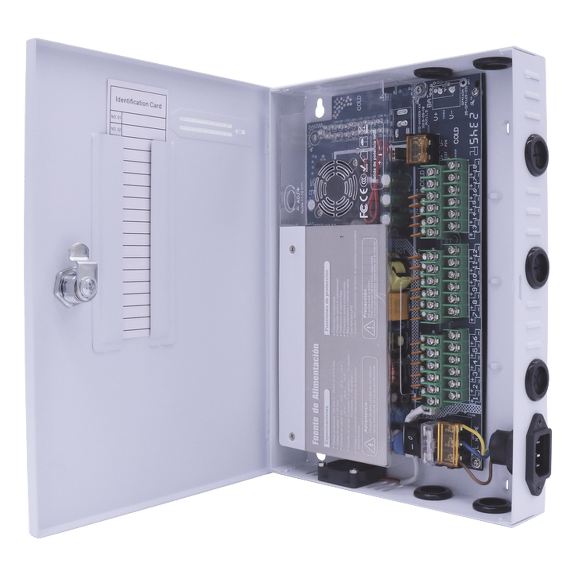 Fuente PREMIUM / 11-15 V / 18 canales / 30 A / Alta tecnología en seguridad / Doble ventilador / Hasta 1.85 Amperes por Salida / Filtro de Ruido por canal / Diseño de alta gama. — EPCOM POWERLINE · SKU XP18DC30UD