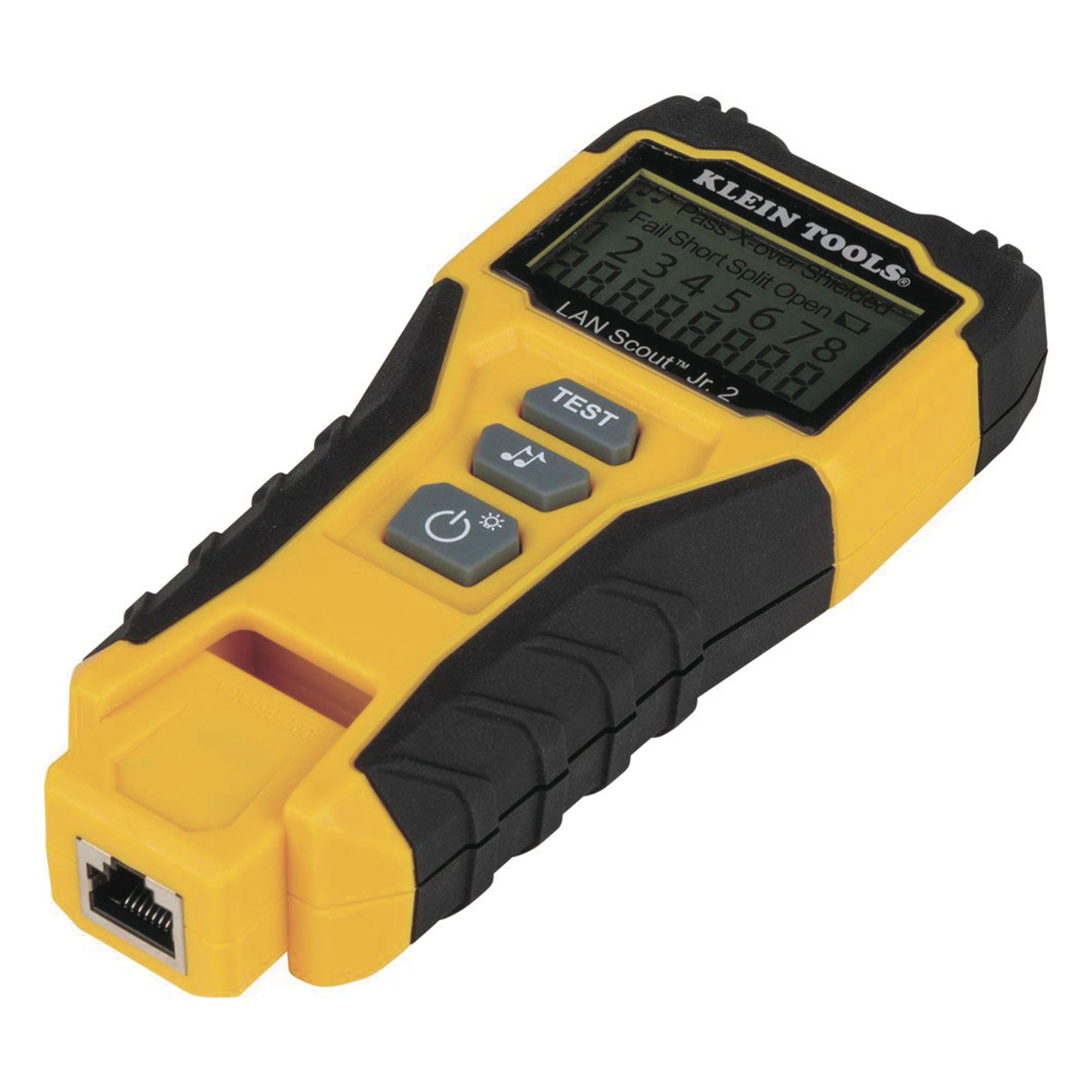 Tester de Cable LAN Scout™ Jr. 2/ Para: Prueba aprobada/ Error de Cableado/ Falla de Circuito Abierto o Cortocircuito/ Par Dividido/ Blindaje.