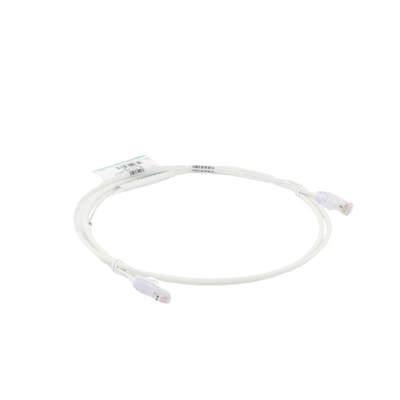 Cable de Parcheo TX6, UTP Cat6, Diámetro Reducido (28AWG), Color Blanco Mate, 1.52 Metros (5 Pies)