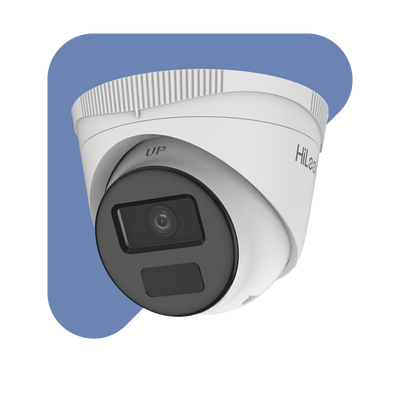 HiLook Series / Turret IP 4 Megapixel / 20 mts IR / Exterior IP67 / PoE / Lente 2.8 mm / WDR / ONVIF