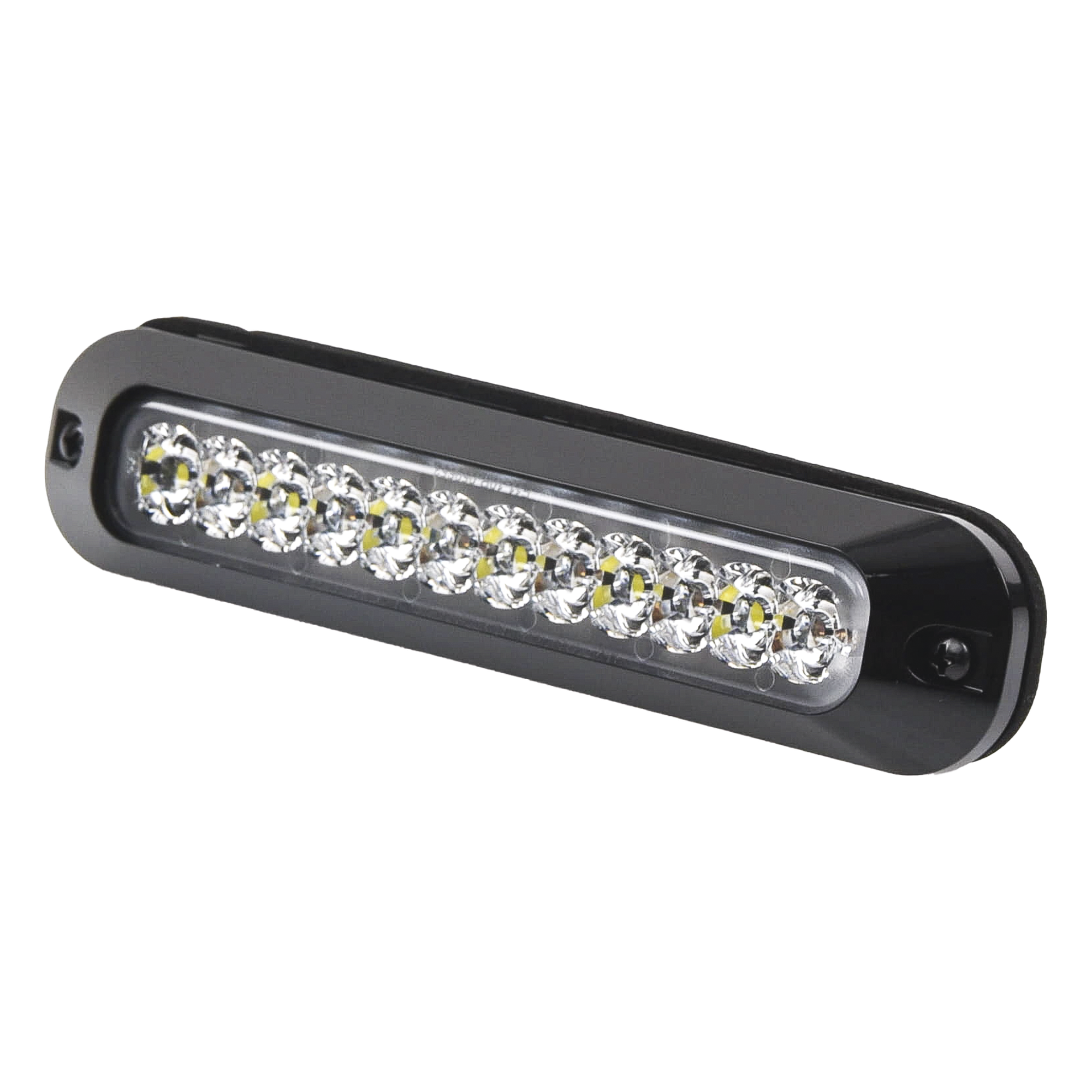 Luz perimetral , 12 LEDs Ultra Brillantes, color Rojo / Claro — ECCO · SKU ED3755-RC