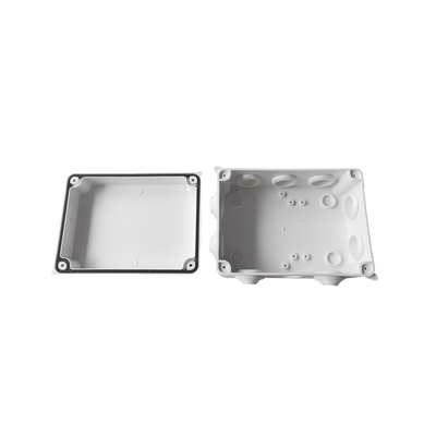 Caja de Derivación-Conexión para Exterior IP65 con 10 Entradas / 150 x 110 x 70 mm / Sellado Seguro con Empaque + 4 Tornillos / Resiste Agua, Polvo y Sol Directo