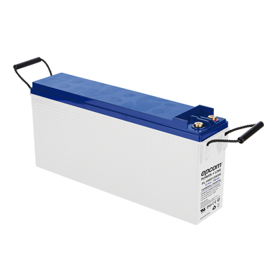 Batería de respaldo 12V 100 Ah AGM-VRLA | Certificada UL94-HB Retardo a la flama básica | Ciclo profundo | Para uso en aplicaciones fotovoltaicas y de emergencia | Terminales T4