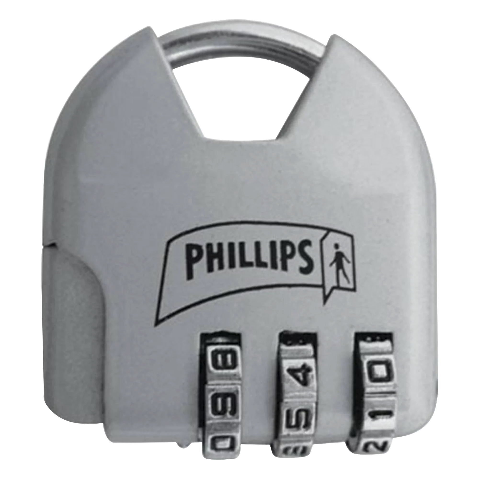 Candado de Combinación Ajustable / No Requiere Llave / Color Natural. — PHILLIPS-ASSA ABLOY · SKU MX2326