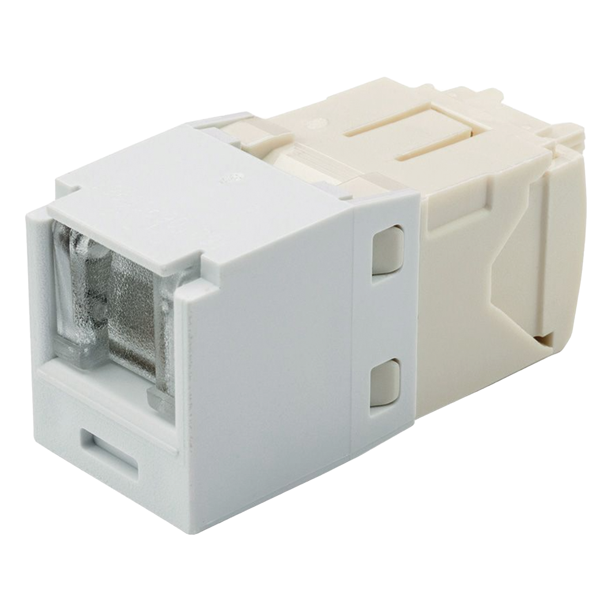 Conector Jack RJ45 / Categoría 6 / Terminación sin Herramientas / Mini-Com / 8 Posiciones 8 Cables / Color Blanco — PANDUIT · SKU CJH688TGWH